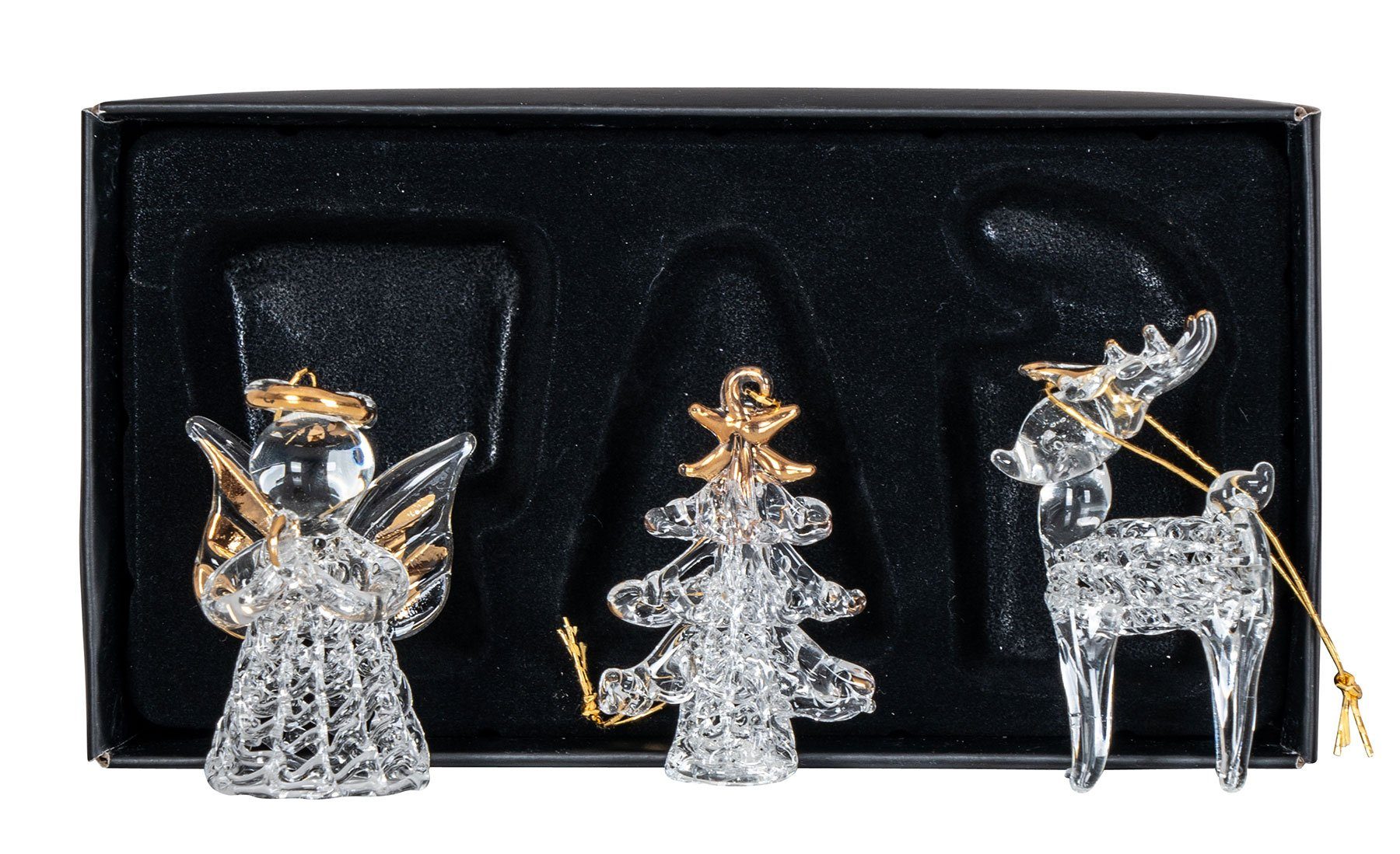 Levandeo® Christbaumschmuck, 3er Set Deko-Anhänger Engel günstig online kaufen