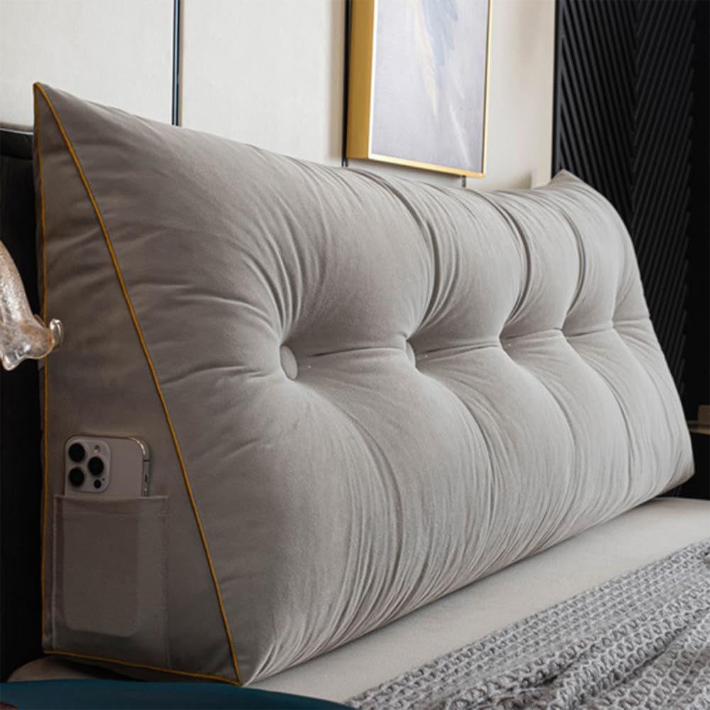 TUWENA Rückenkissen Lesekissen für Bett, Groß Rückenkissen, 120cm