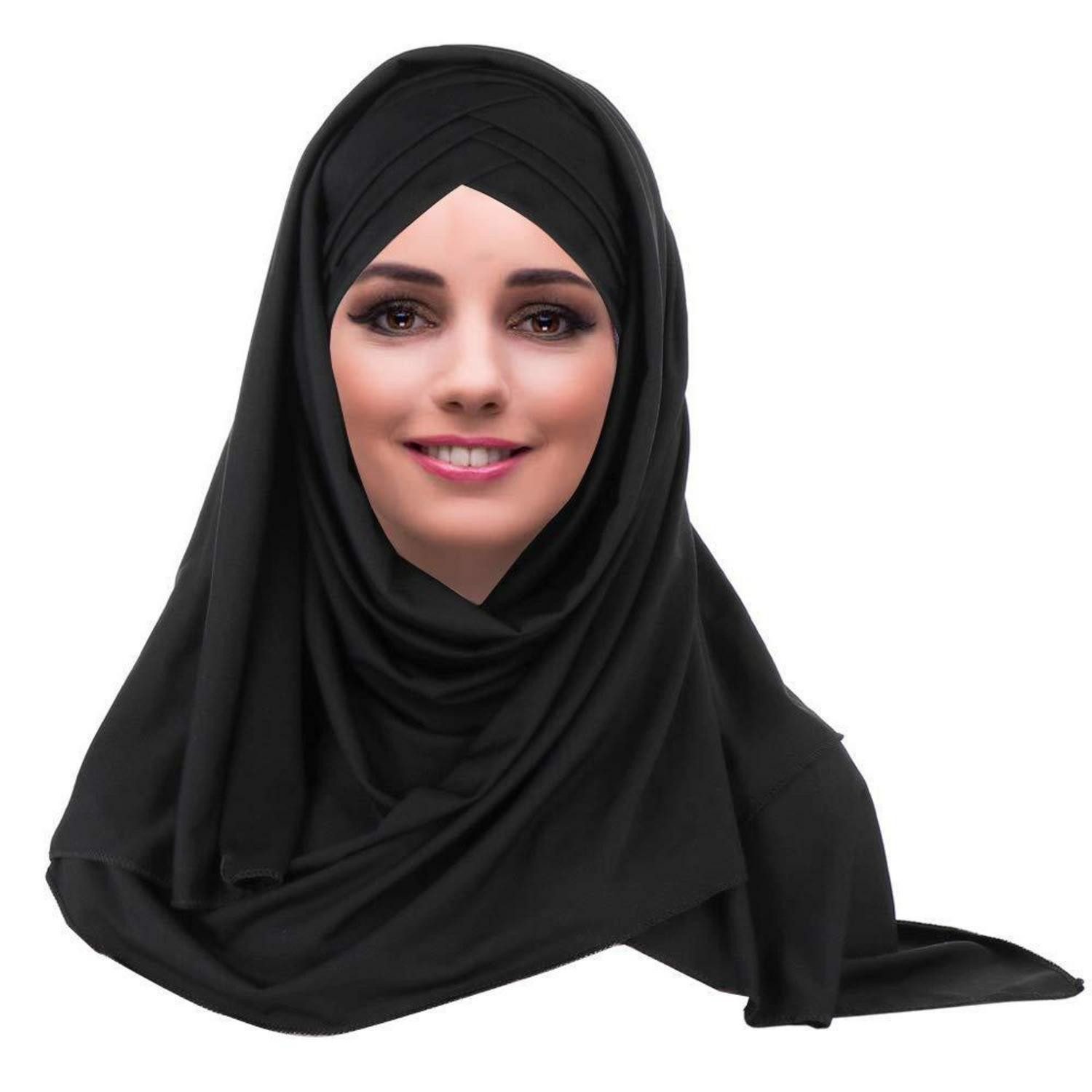 LuxusKollektion Hijab Muslimischer Hut Damen Schal Hijab Beanie (1-St)