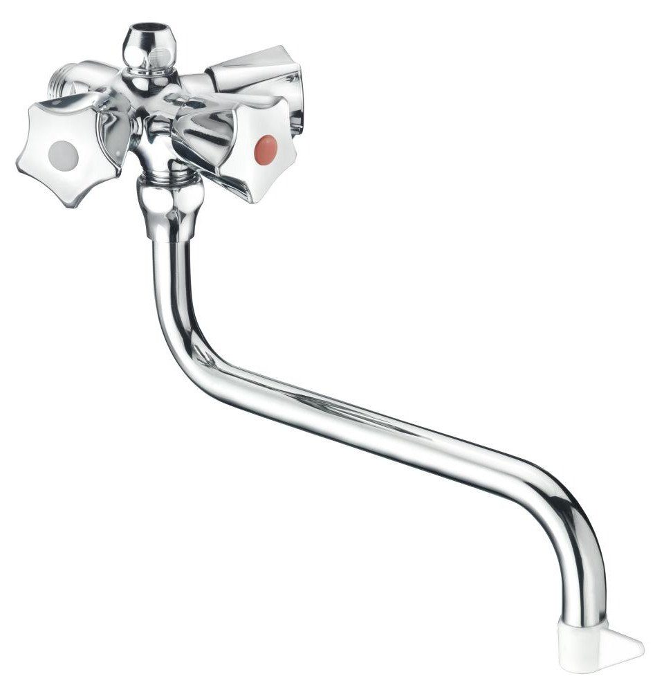 CORNAT Küchenarmatur Cornat Spültisch-Wandarmatur Duolux Niederdruck günstig online kaufen