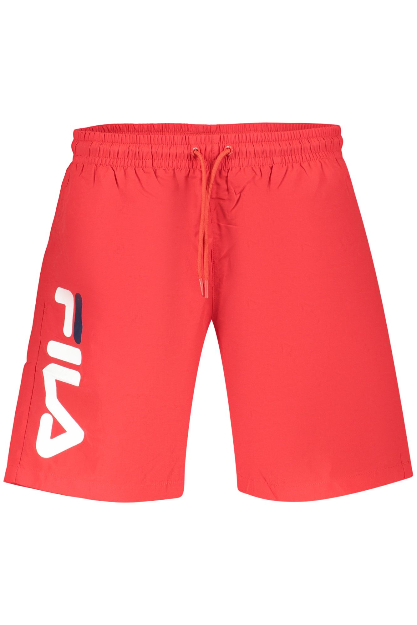Fila Badeshorts Herren Badehose Rot - Caravello mit Kordelzug & Innenslip