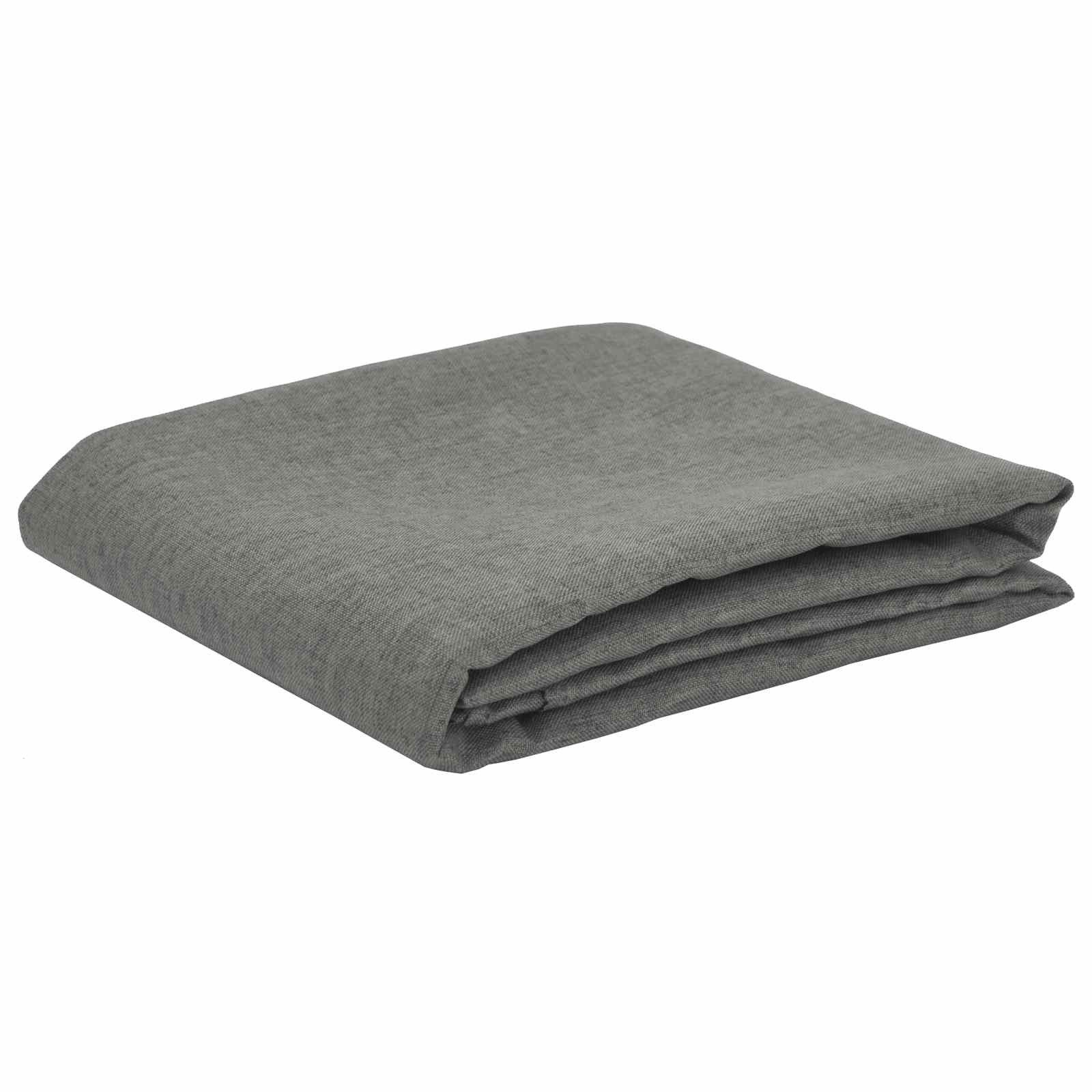 vidaXL Stehtischhusse Tischdecke Rechteckig Hellgrau 110 x 140 cm