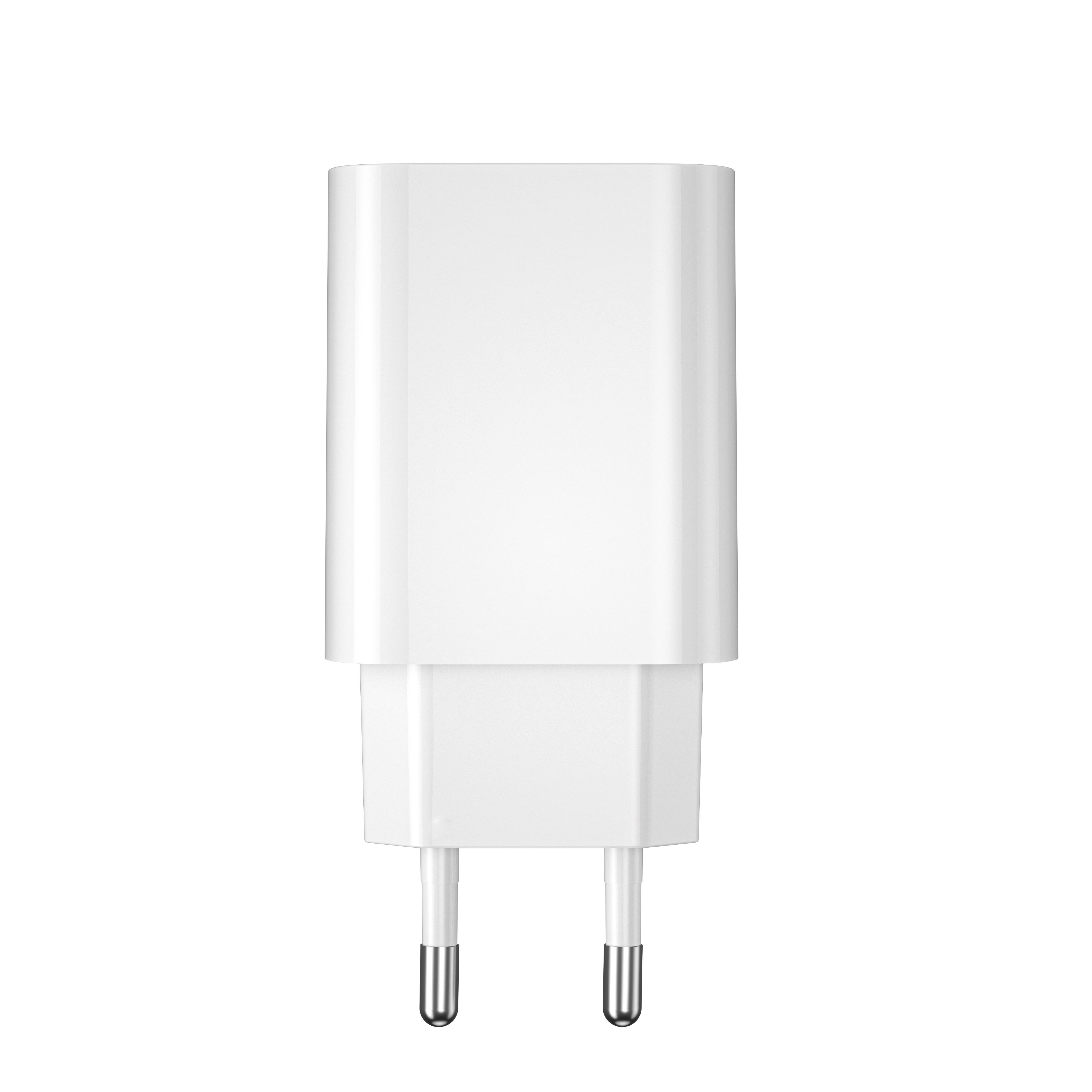 Wiwu Schnellader Wandladegerät Wi-U001 PD 20W 1x USB-C weiß ohne Kabel Schnelllade-Gerät