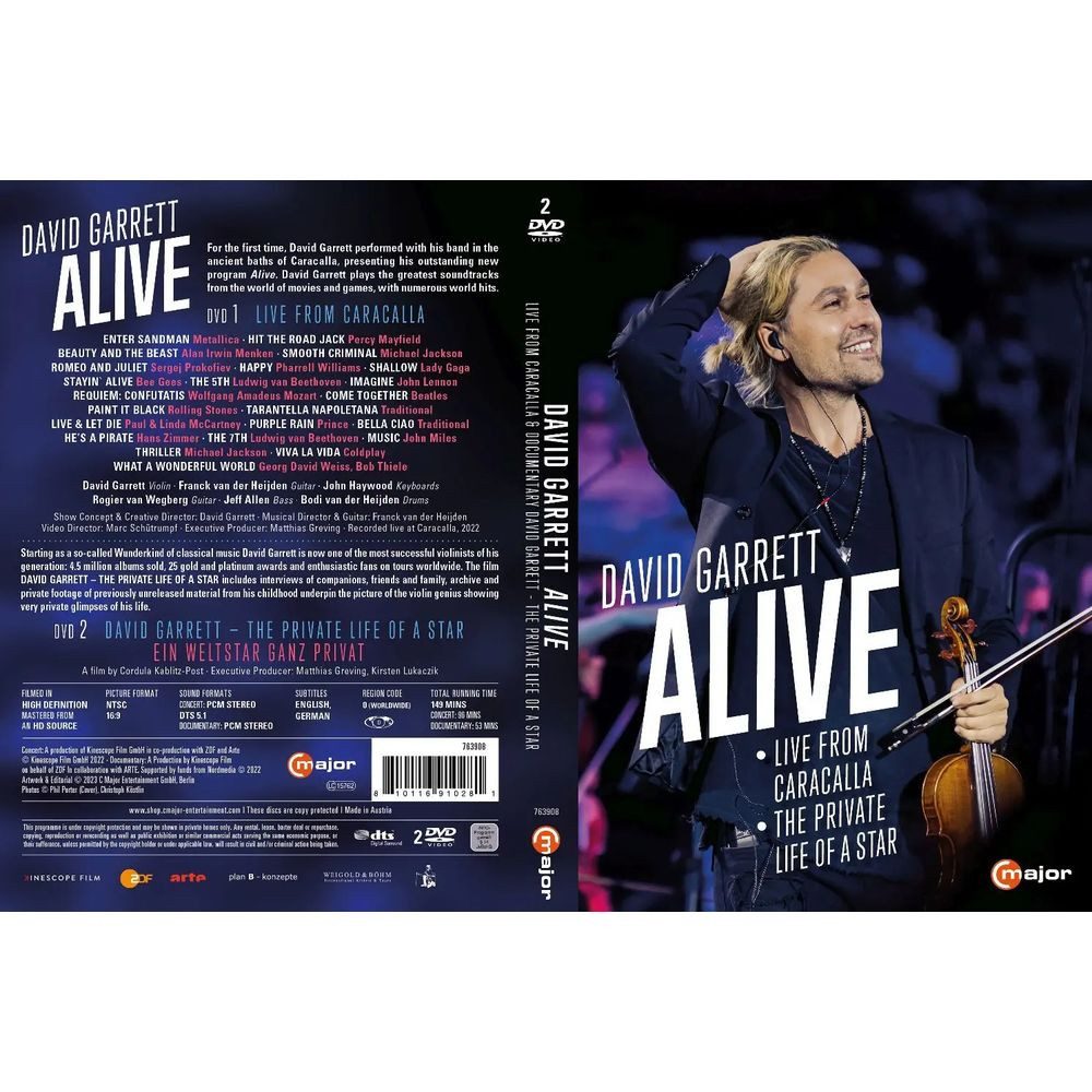 Major DVD David Garrett: Alive