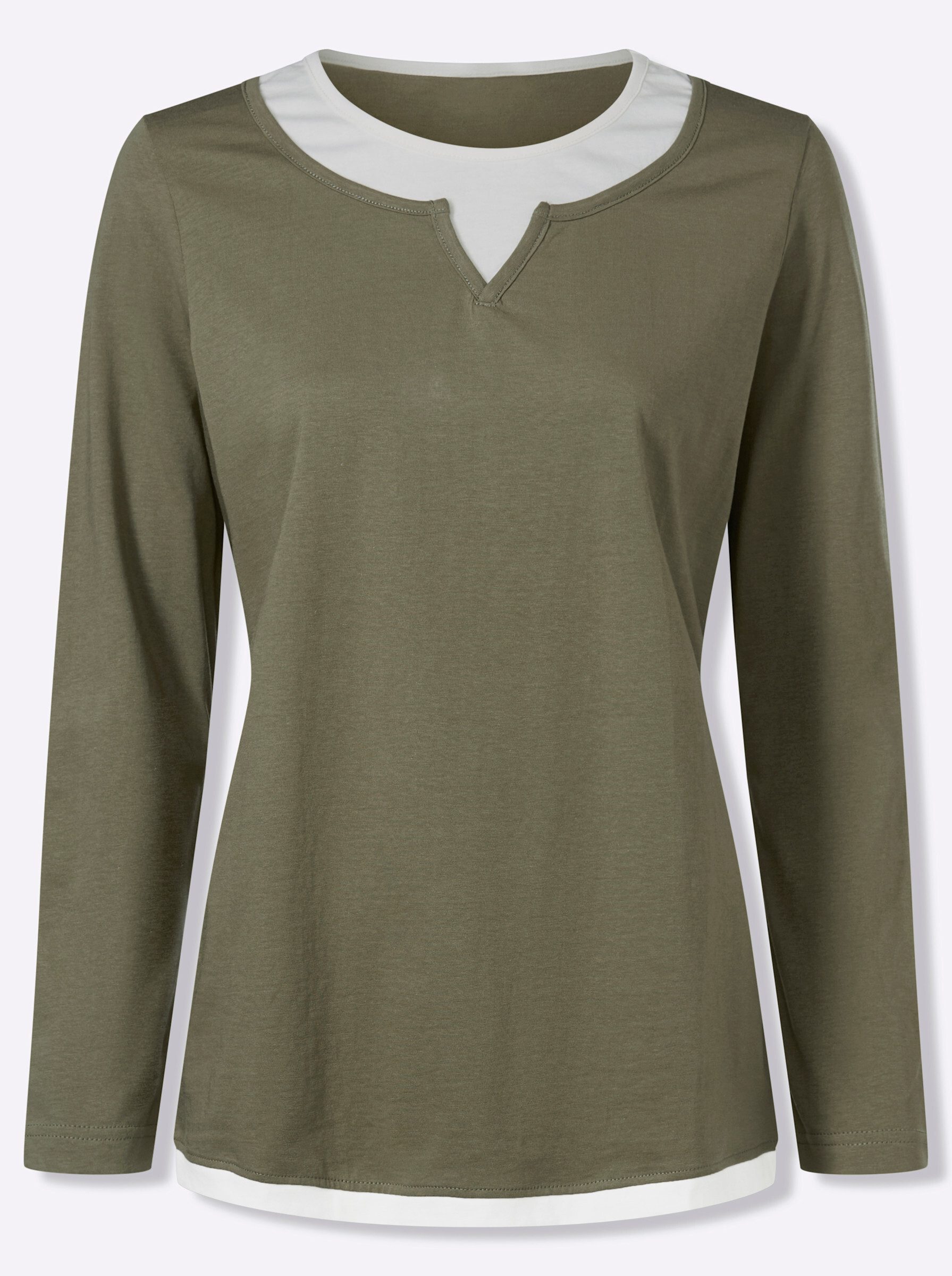 Sieh an! T-Shirt Langarm-Shirt Langarm