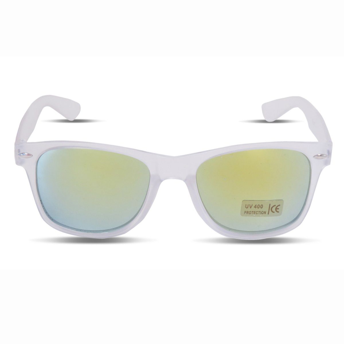 Sonia Originelli Sonnenbrille Sonnenbrille Fasching Verspiegelt Party Transparent Onesiz weiss | Sonnenbrillen