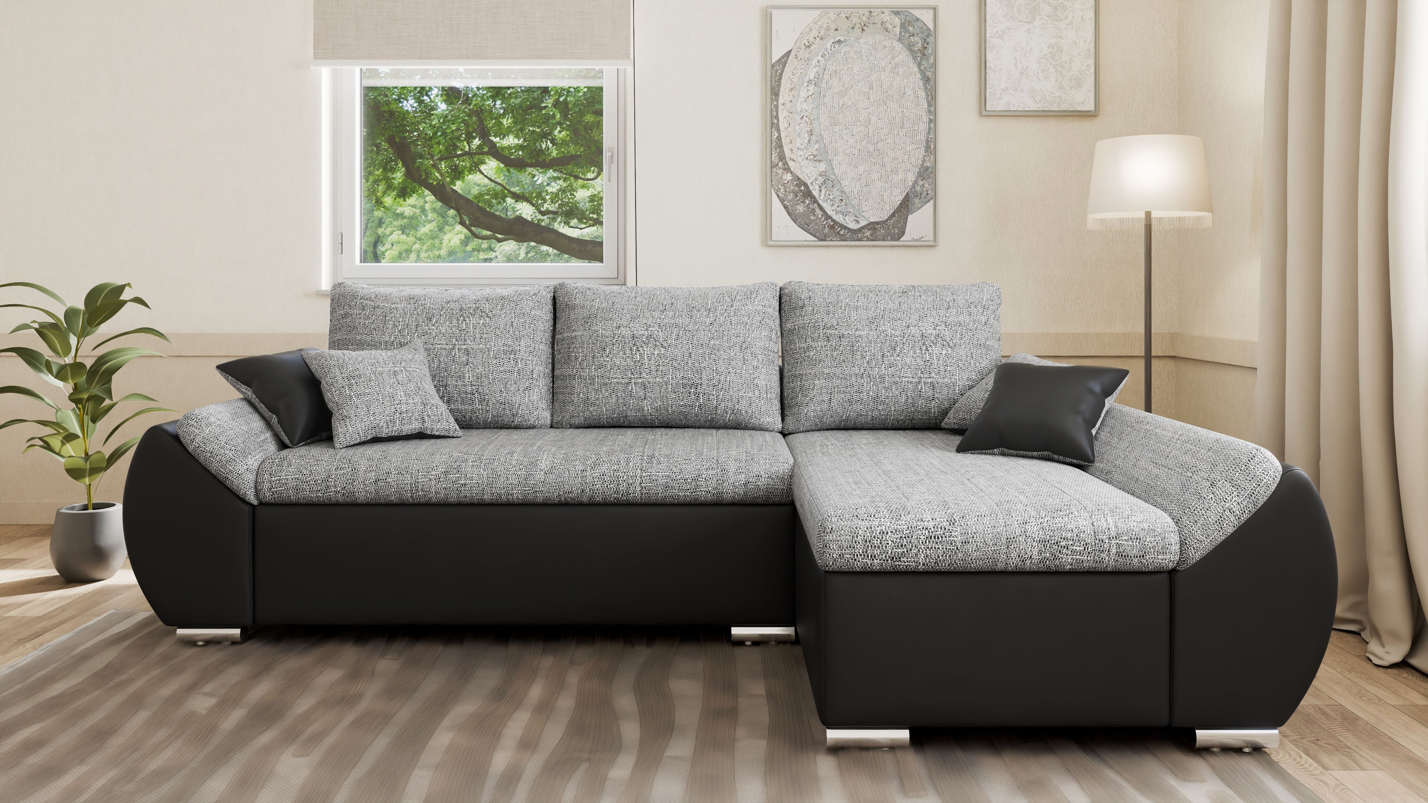 MOEBLO Ecksofa ALEX, L-Form ohne Hocker, günstig online kaufen
