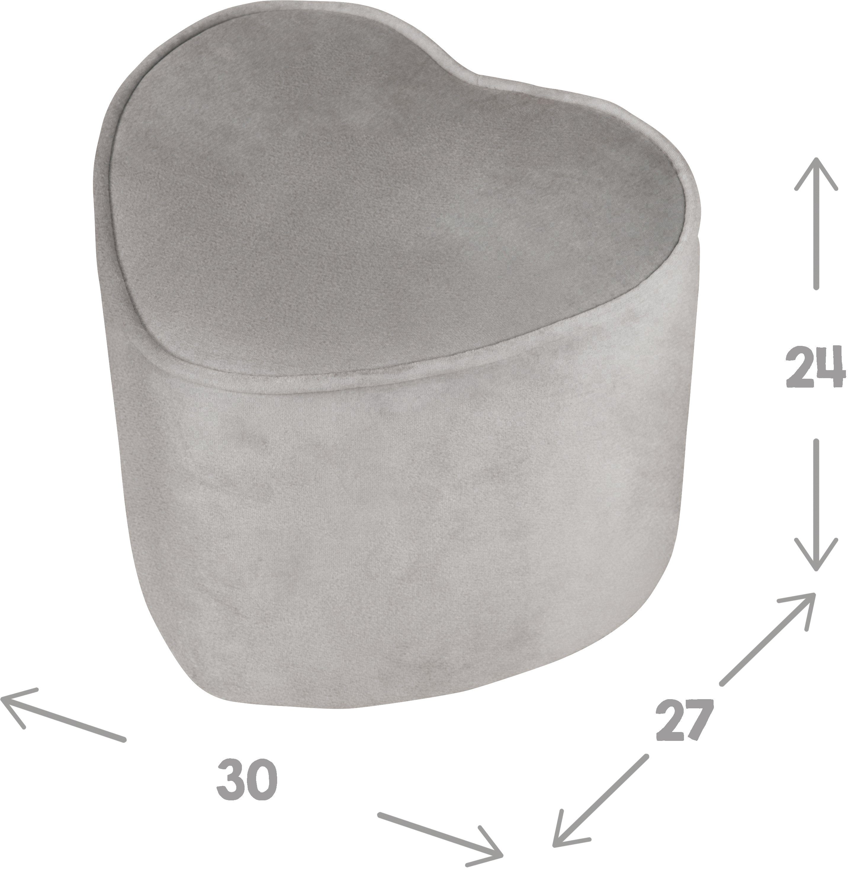 roba® Kinderhocker Lil Sofa, in Herzform