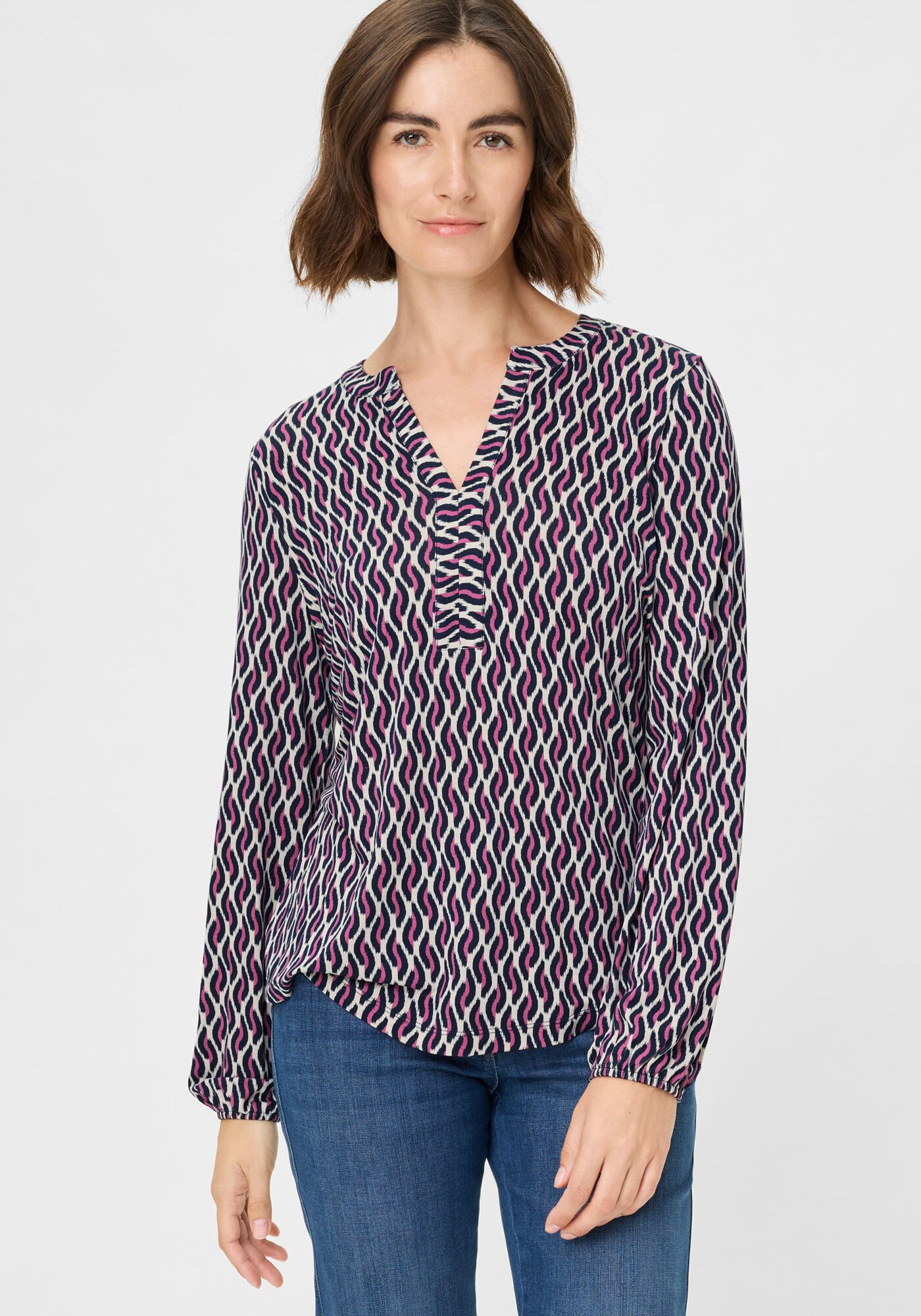 Olsen Langarmshirt (1-tlg) Feminine nachhaltig günstig online kaufen