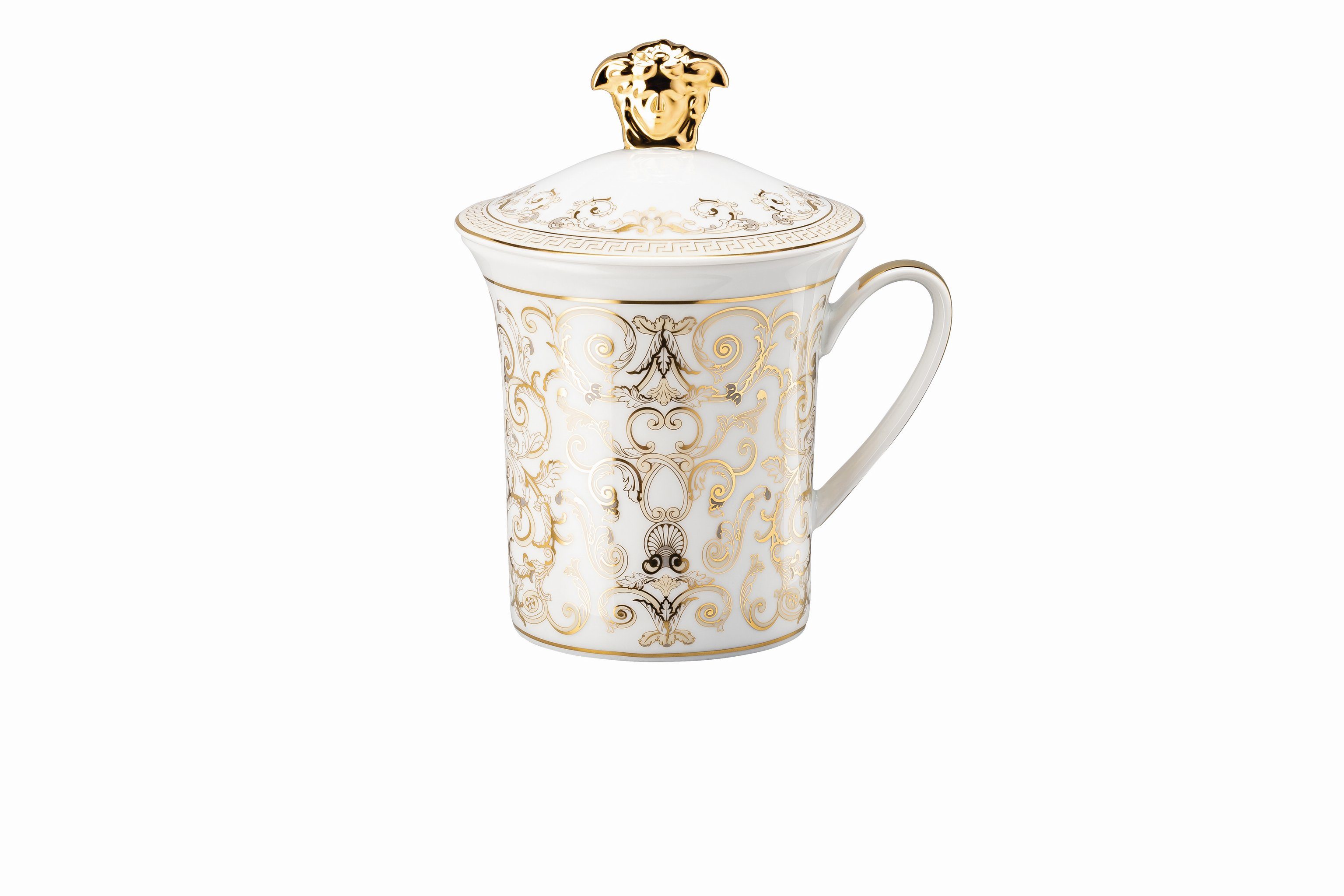 Rosenthal meets Versace Dekobecher Rosenthal Versace 30 Jahre - Becher mit Deckel 'Medusa Gala - 2014'