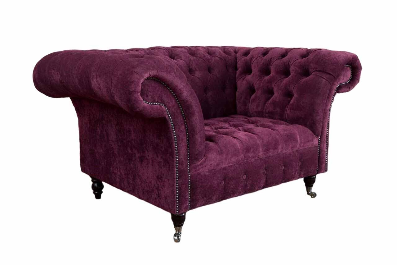 Xlmoebel Ohrensessel Luxus Sessel 1-Sitzer Polster Design Stoff Modern (1-St), Made in Europa