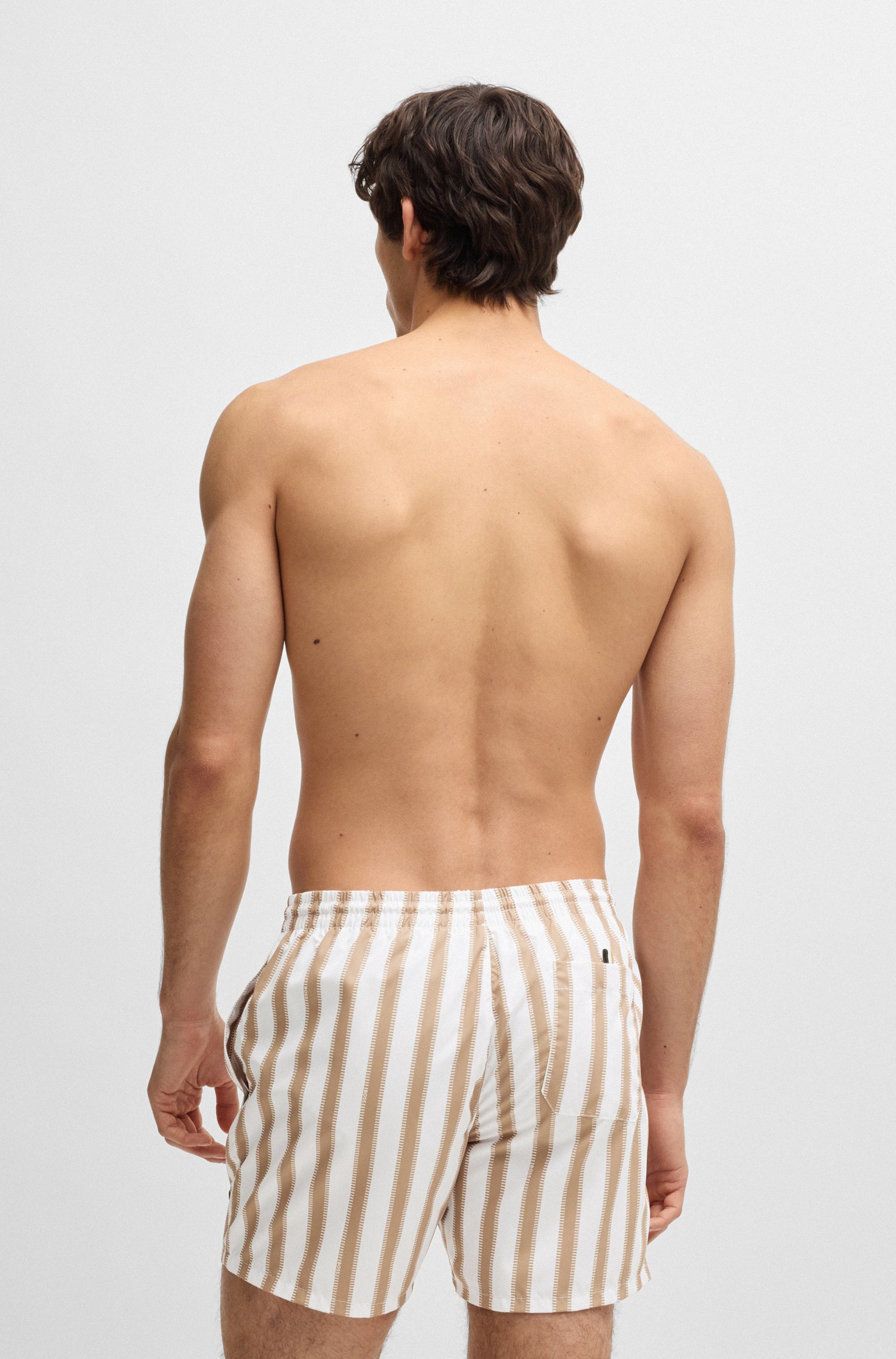 BOSS Badeshorts Piranha mit buntem Alloverdruck günstig online kaufen