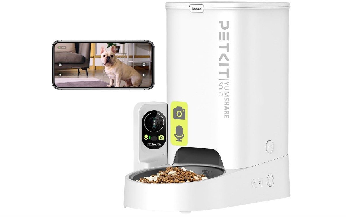 Futterautomat Haustier-Futterautomat mit Kamera – Petkit YUMSHARE Solo Smart