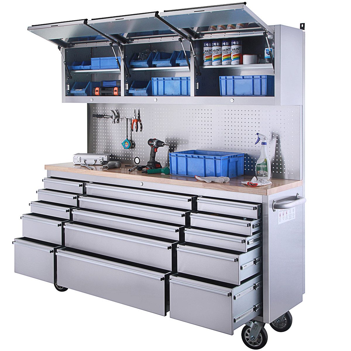 ONDIS24 Werkstattwagen Werkstatt-Set fahrbare Werkbank mit Lochwand und Wer günstig online kaufen