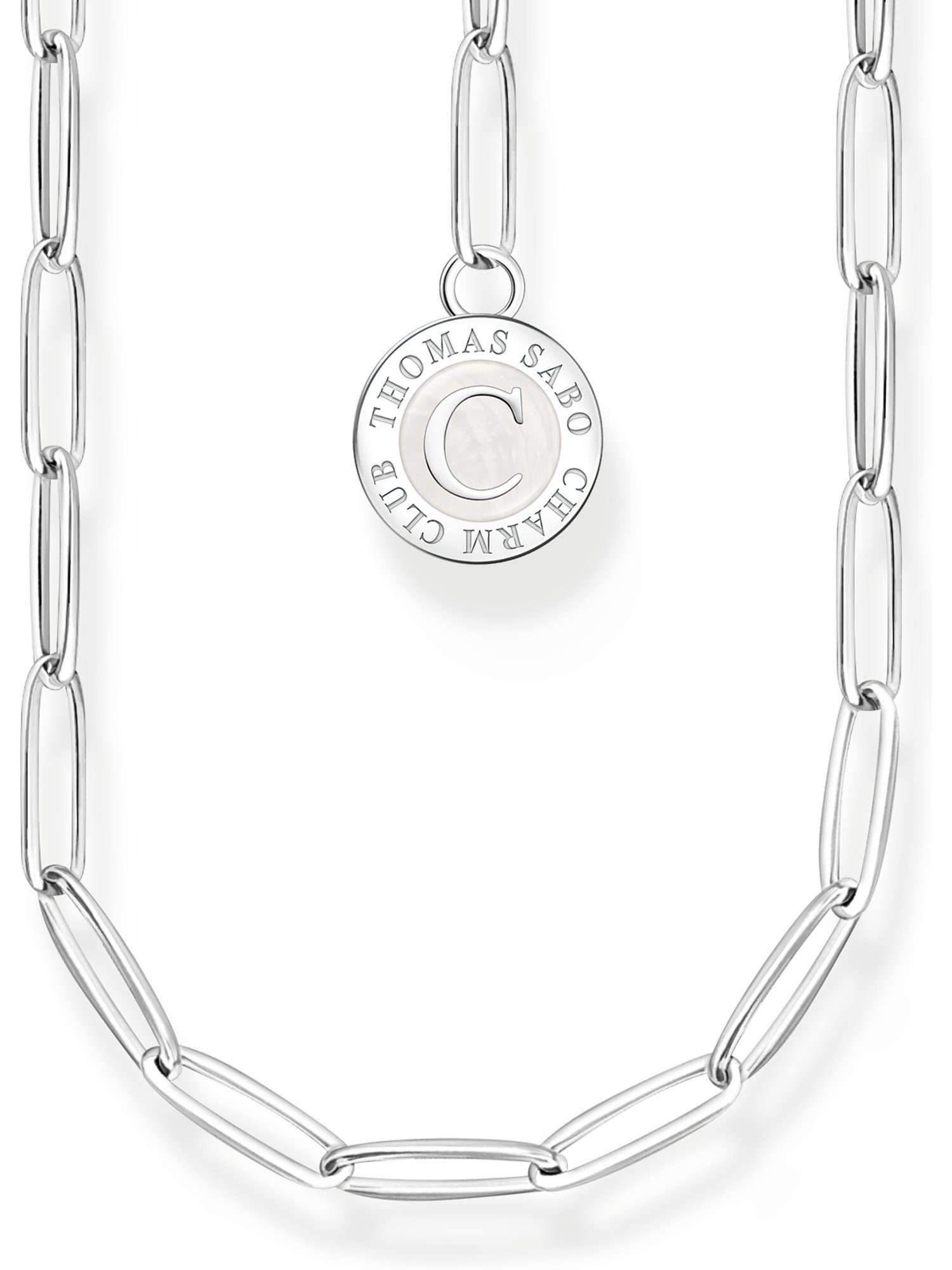 THOMAS SABO Silberkette Thomas Sabo Damen-Kette 925er Silber, Emaille