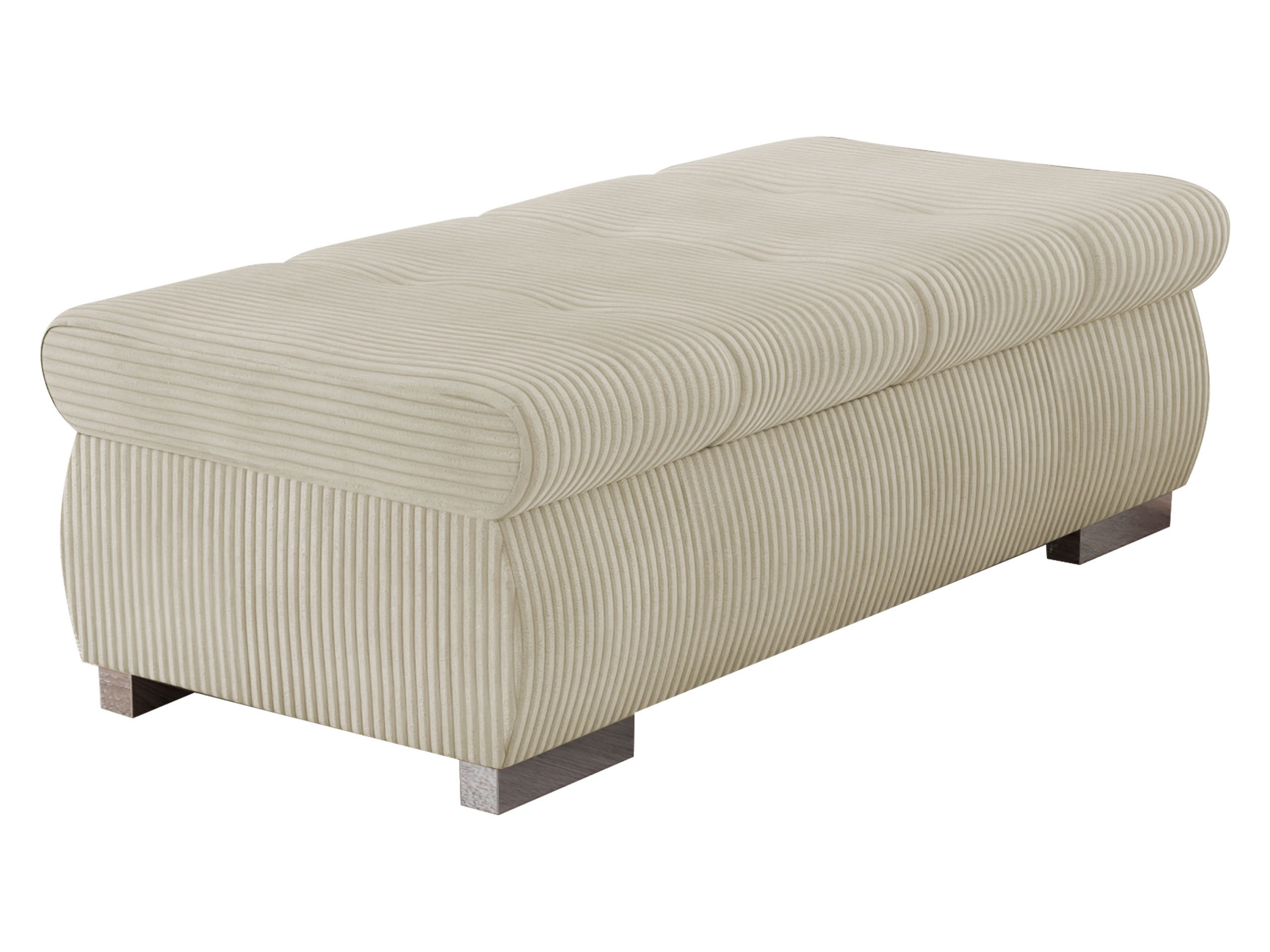 MIRJAN24 Polsterhocker Orkan Groß, Holzkonstruktion, 120x60x39 günstig online kaufen