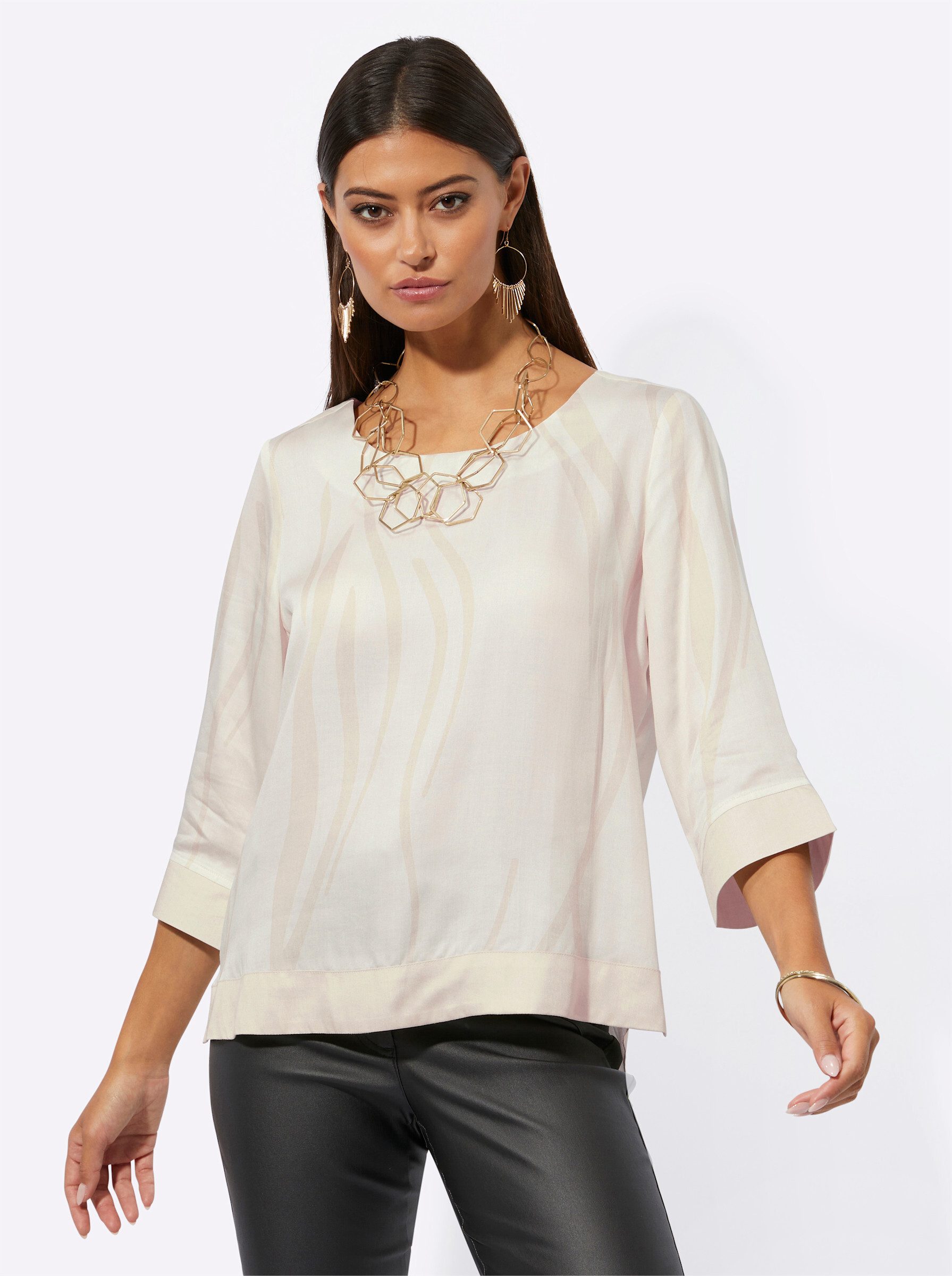 Klassische Bluse Schlupfbluse