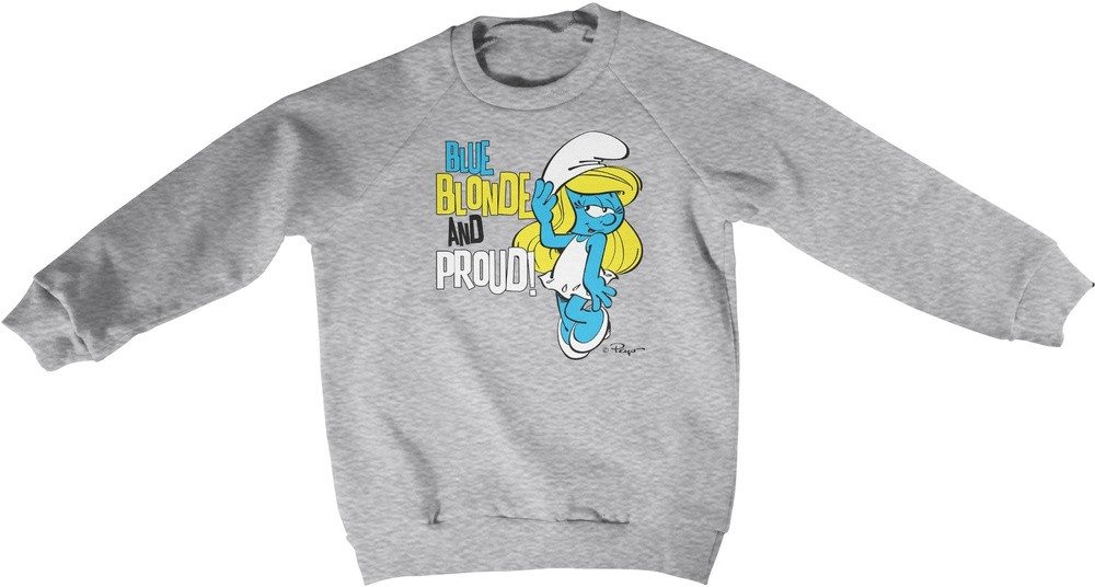 Die Schlümpfe Sweatshirt Blue, Blonde & Proud Kids Sweatshirt