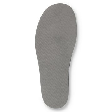 filsko Elegante Pantoffeln Slipper für Herren Hausschuh mit Klettverschluss