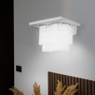 etc-shop LED Wandleuchte, Leuchtmittel inklusive, Warmweiß, Wandlampe Wandleuchte LED Wohnzimmerlampe Glasstäbe hängend H 23,5 cm
