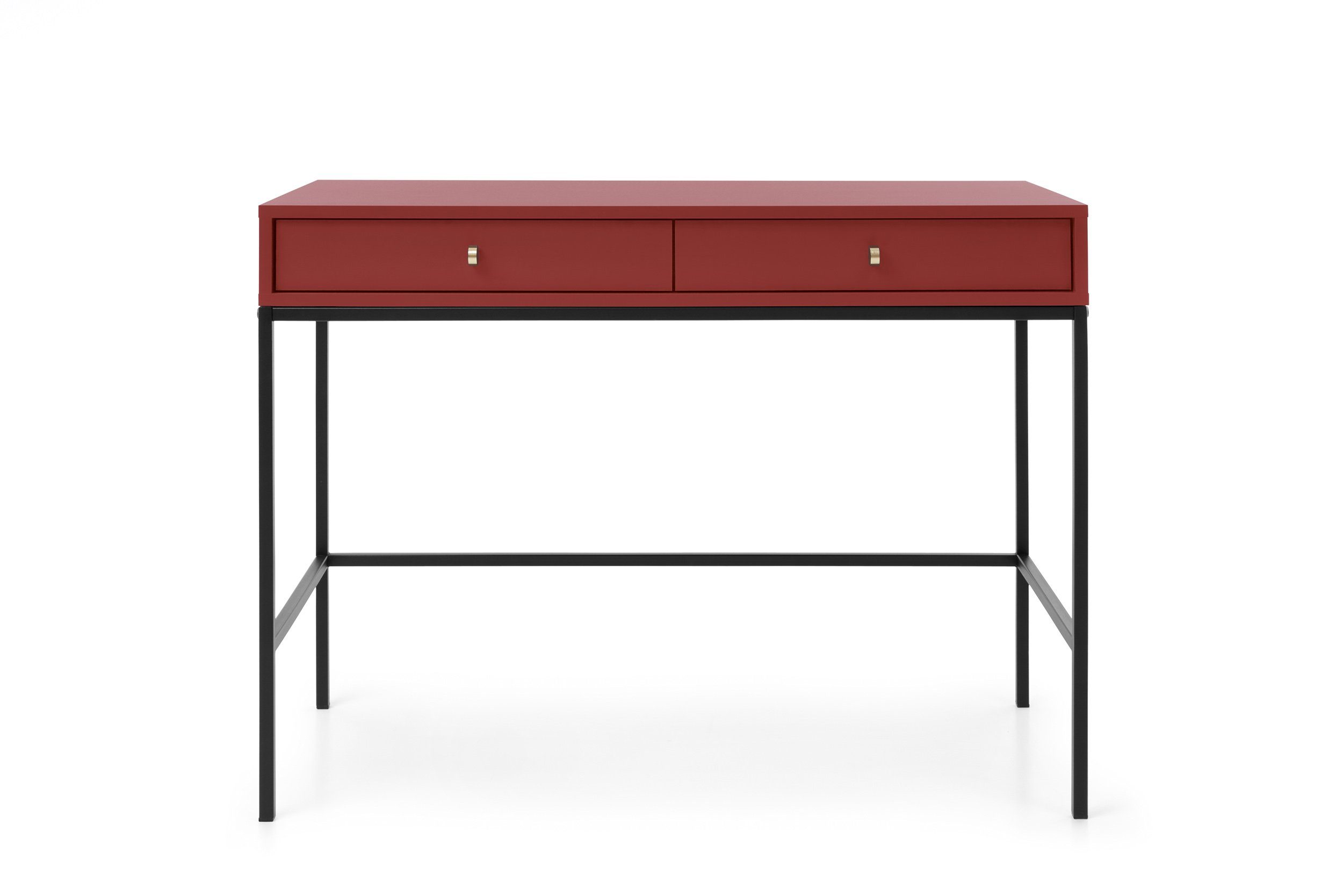 MOEBLO Konsolentisch Melody (Eingangskonsole mit Schubladen Sideboard Beistelltisch Flurtisch - Goldene Griffe, Frisiertisch, Schminktisch, Kosmetiktisch), (BxTxH): 104x50x78 cm