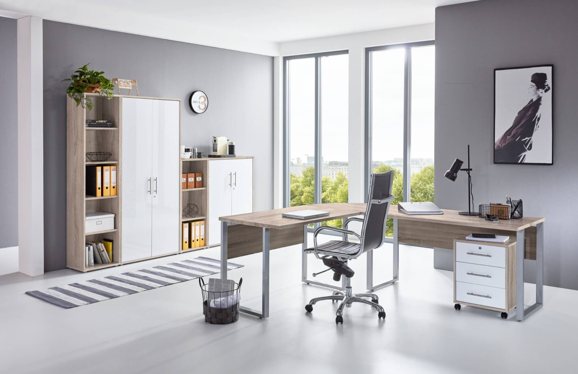 moebel-dich-auf Büromöbel-Set OFFICE EDITION, (abschließbar, 6-tlg., günstig online kaufen