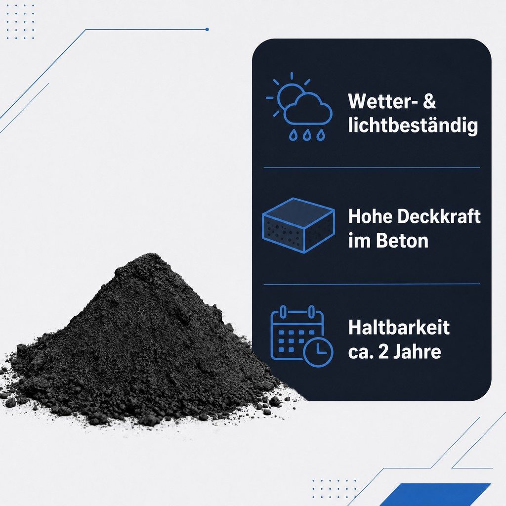 @tec Farbpigment Betonfarbe Pigment 1 kg Farbpigmente Eisenoxid, Eisenoxidpigmente für Indoor- & Outdoor DIY Beton einfärben uvm. – Bild 3 von 5