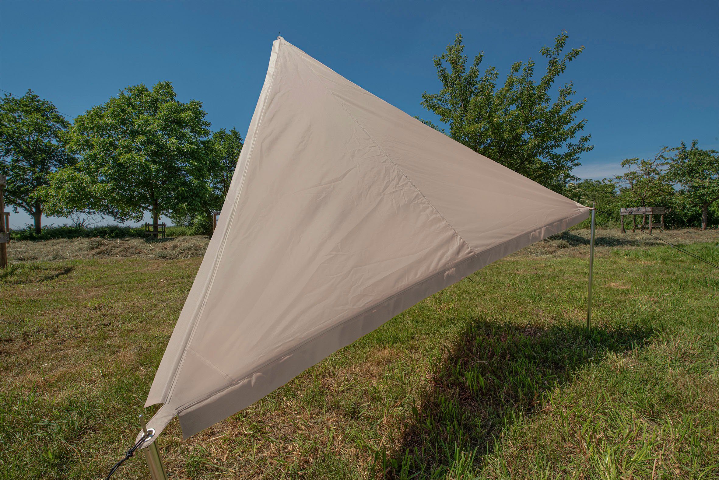 Canvas Sonnensegel BENT Single TC-Zip-Protect