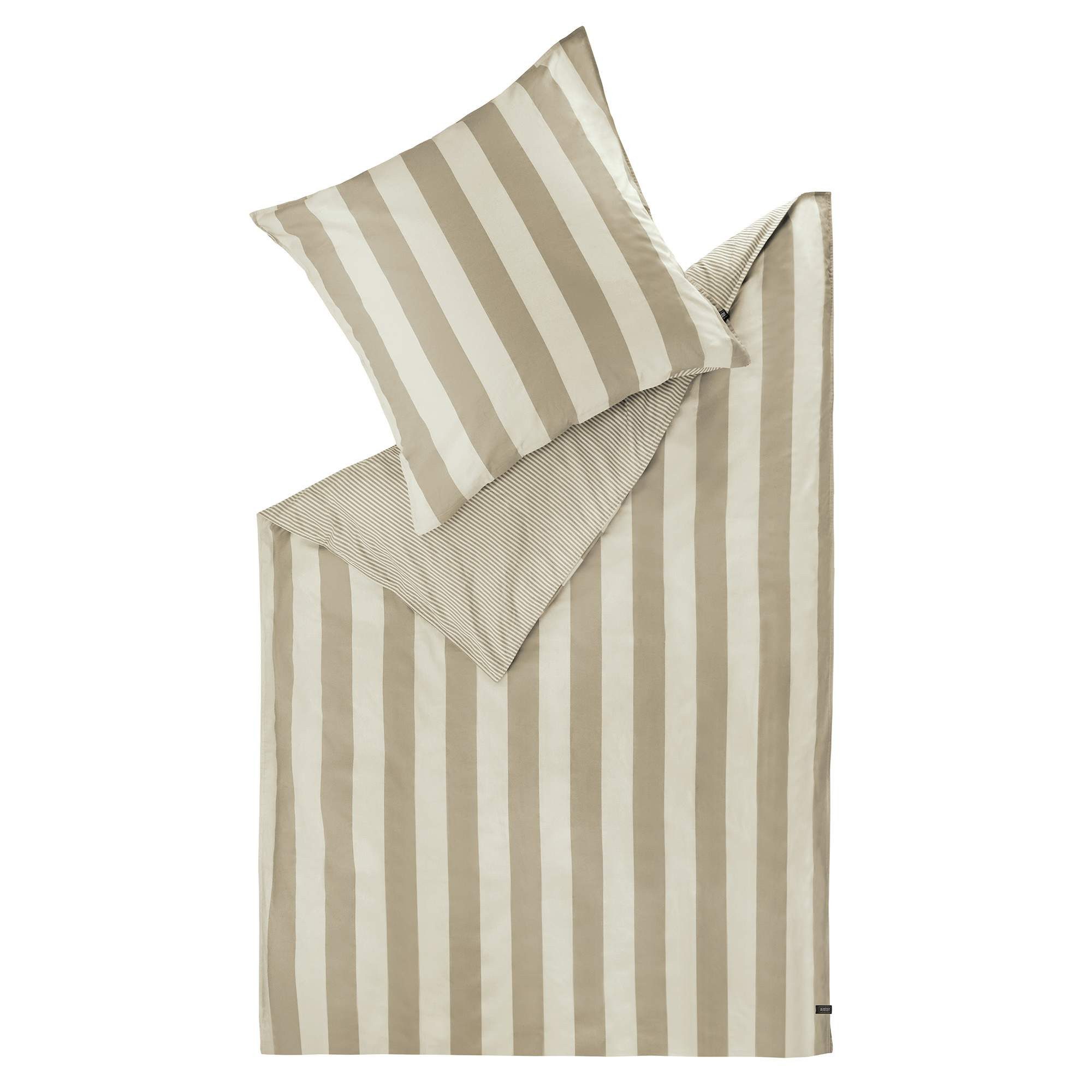 SCHÖNER WOHNEN-Kollektion Bettwäsche PANEL Renforcé Bettwäsche, Baumwolle, 1 teilig, 140 x 200 cm in Beige