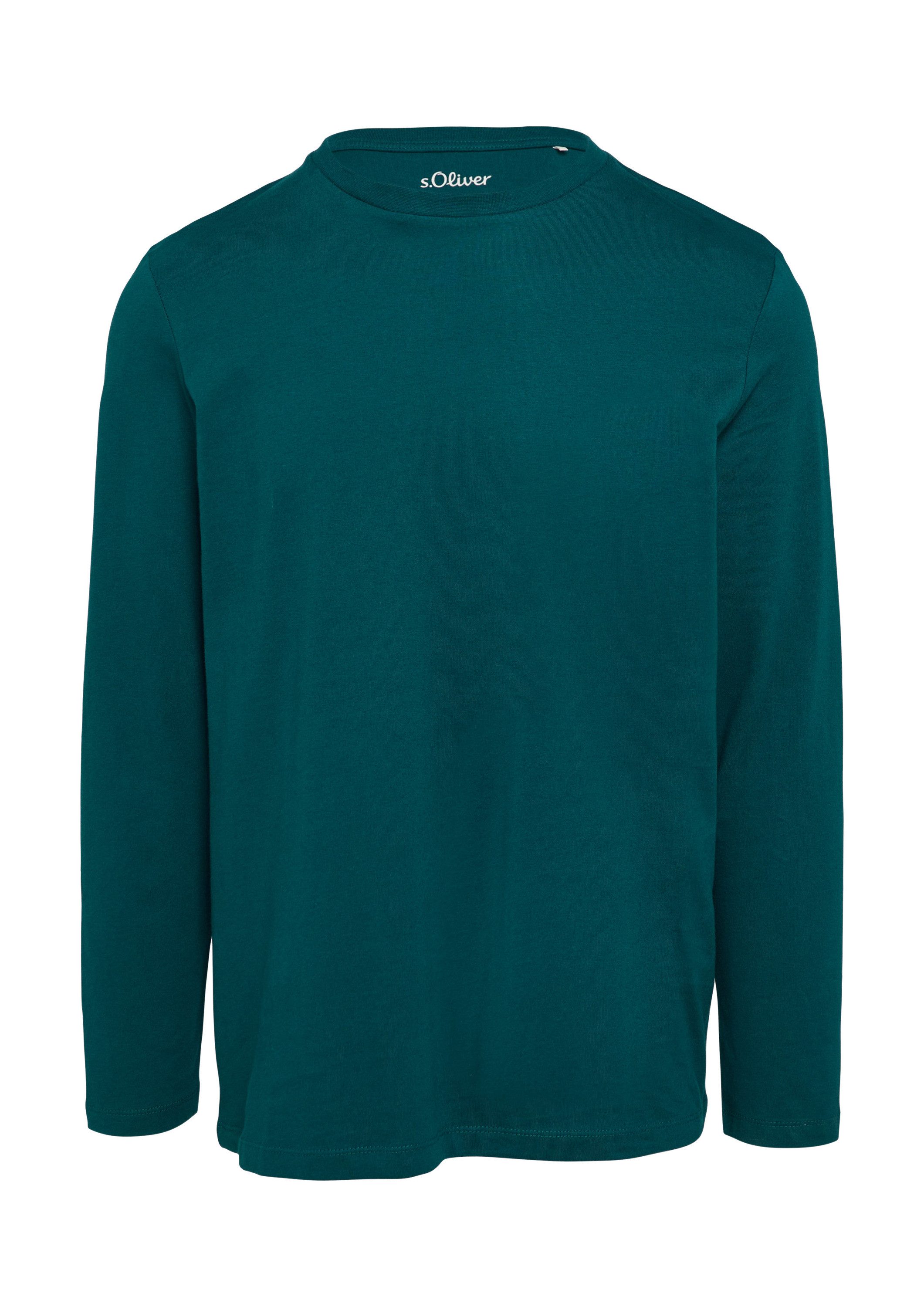 s.Oliver Langarmshirt T-Shirt Longsleeve aus Baumwolle günstig online kaufen