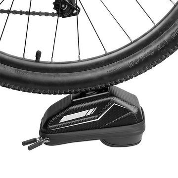 MidGard Fahrradtasche Multifunktions-Fahrrad-Rahmentasche, Lenkertasche Smartphone-Halterung
