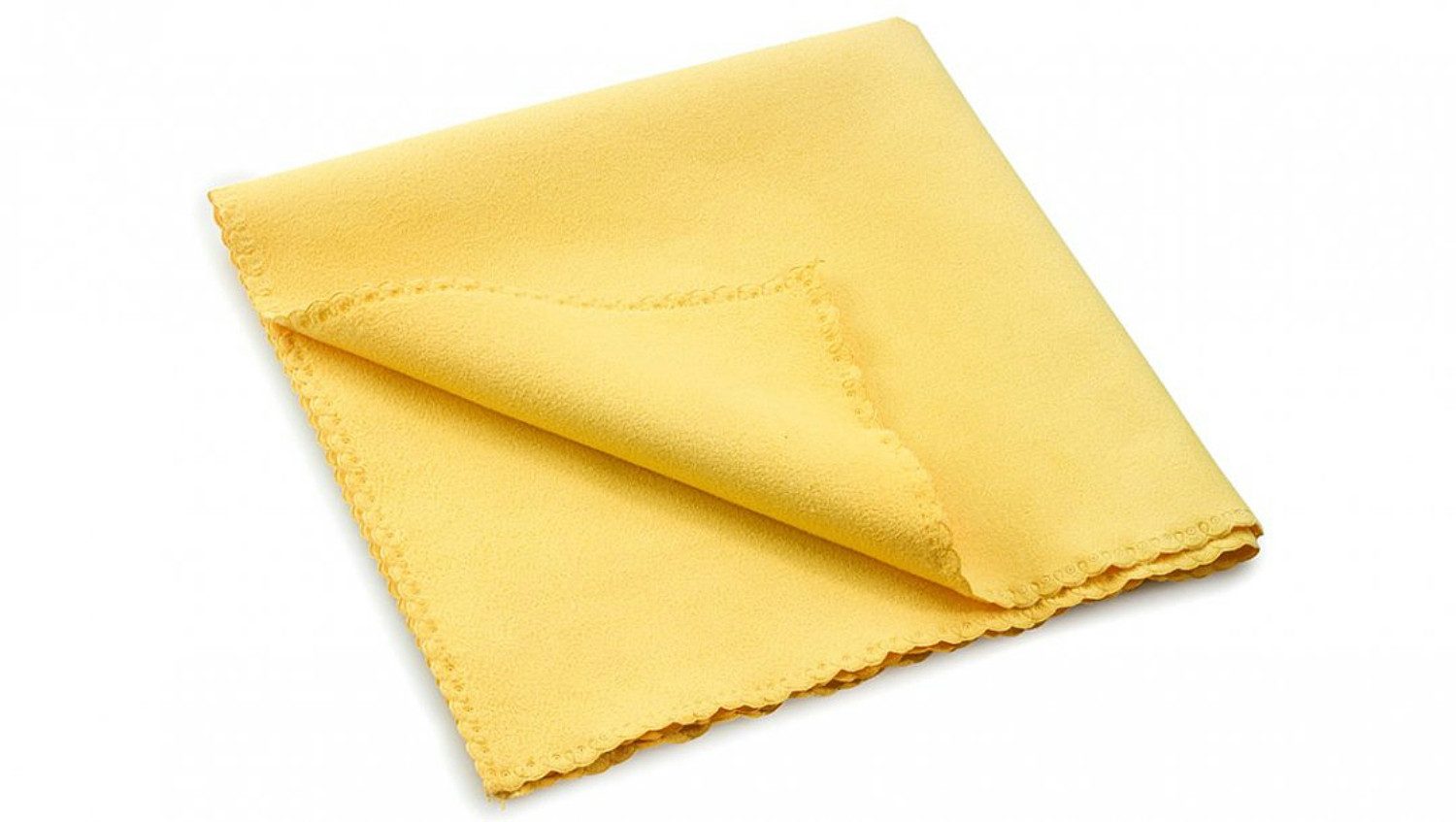 SAUGAUF 5 Mikrofaser-Reinigungstücher für empfindliche Flächen in Gelb Mikrofasertuch (5er Pack, 5-tlg., Feinste Fasern in Profiquallität, Besonders geeignet für Kunststoffe, Chrom, Spiegel und Edelstahl)