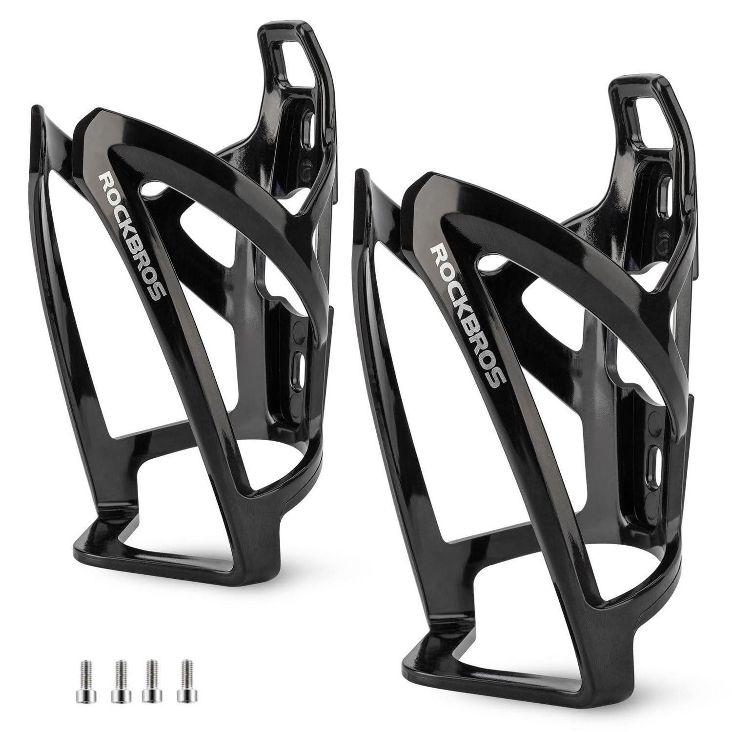 LuxusKollektion Fahrrad-Flaschenhalter Flaschenhalter Fahrrad MTB Rennrad 35g 2er Pack Schwarz*2, (2-St)