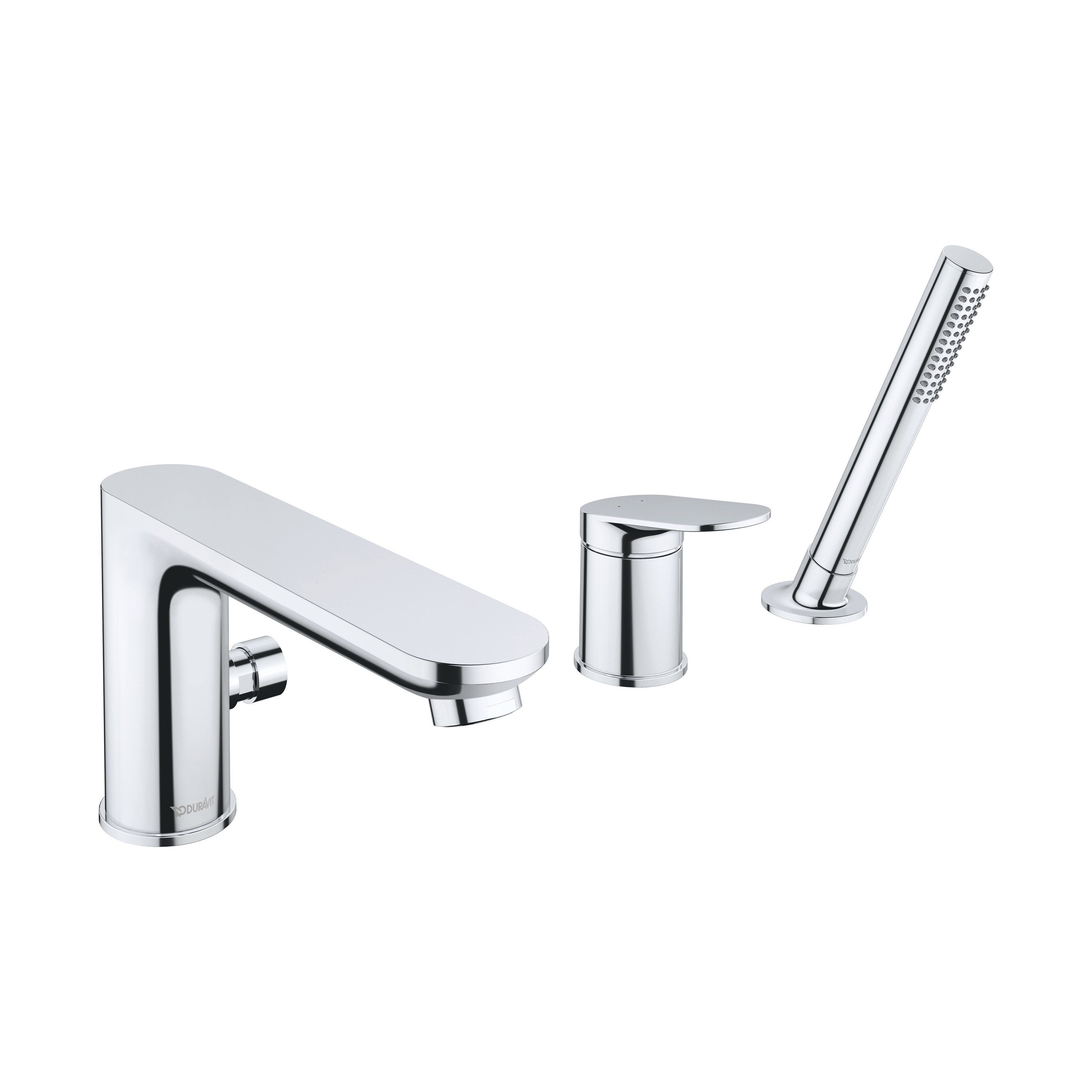 Duravit Wannenarmatur Wave Chrom 3-Loch Wanne Wannenarmatur 3-Loch Wannenrand Wave Chrom
