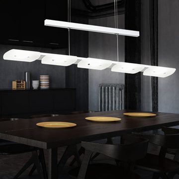 etc-shop LED Pendelleuchte, LED-Leuchtmittel fest verbaut, Warmweiß, LED Hängeleuchte Küchenlampe Pendelleuchte Höhenverstellbar Hängelampe