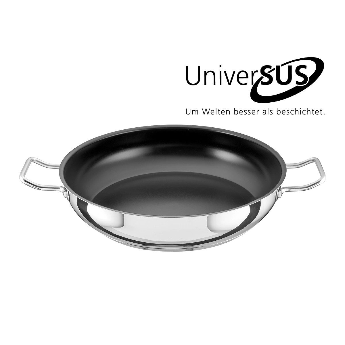SCHULTE-UFER Schmorpfanne Industar PLUS, Edelstahl (1 x Schmorpfanne), backofen- und spülmaschinengeeignet