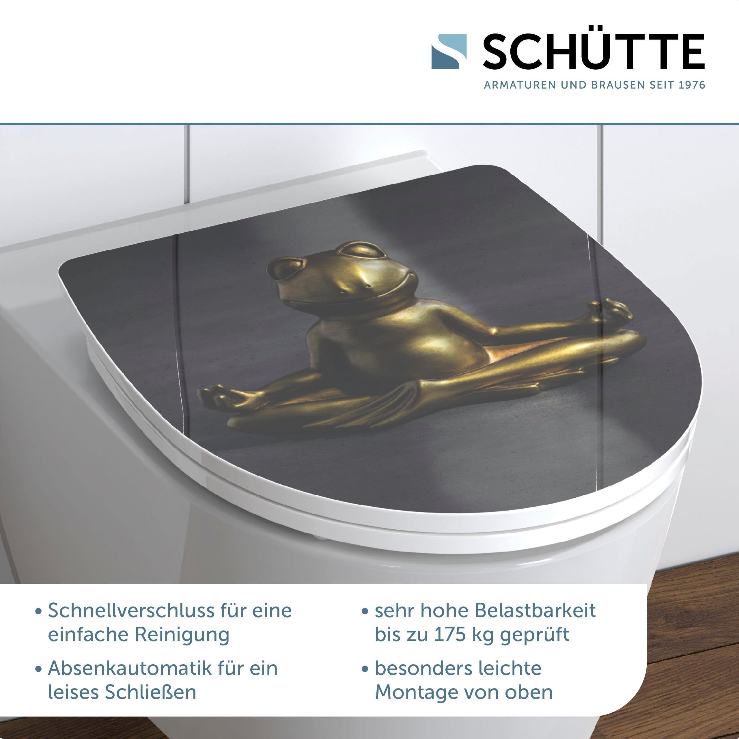 Schütte WC-Sitz Relaxing Frog, Duroplast, mit Absenkautomatik und Schnellve günstig online kaufen