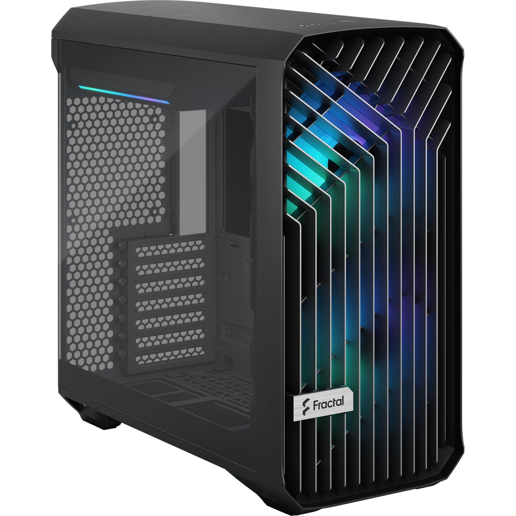 Fractal Design PC-Gehäuse Torrent Compact RGB Black TG Light Tint