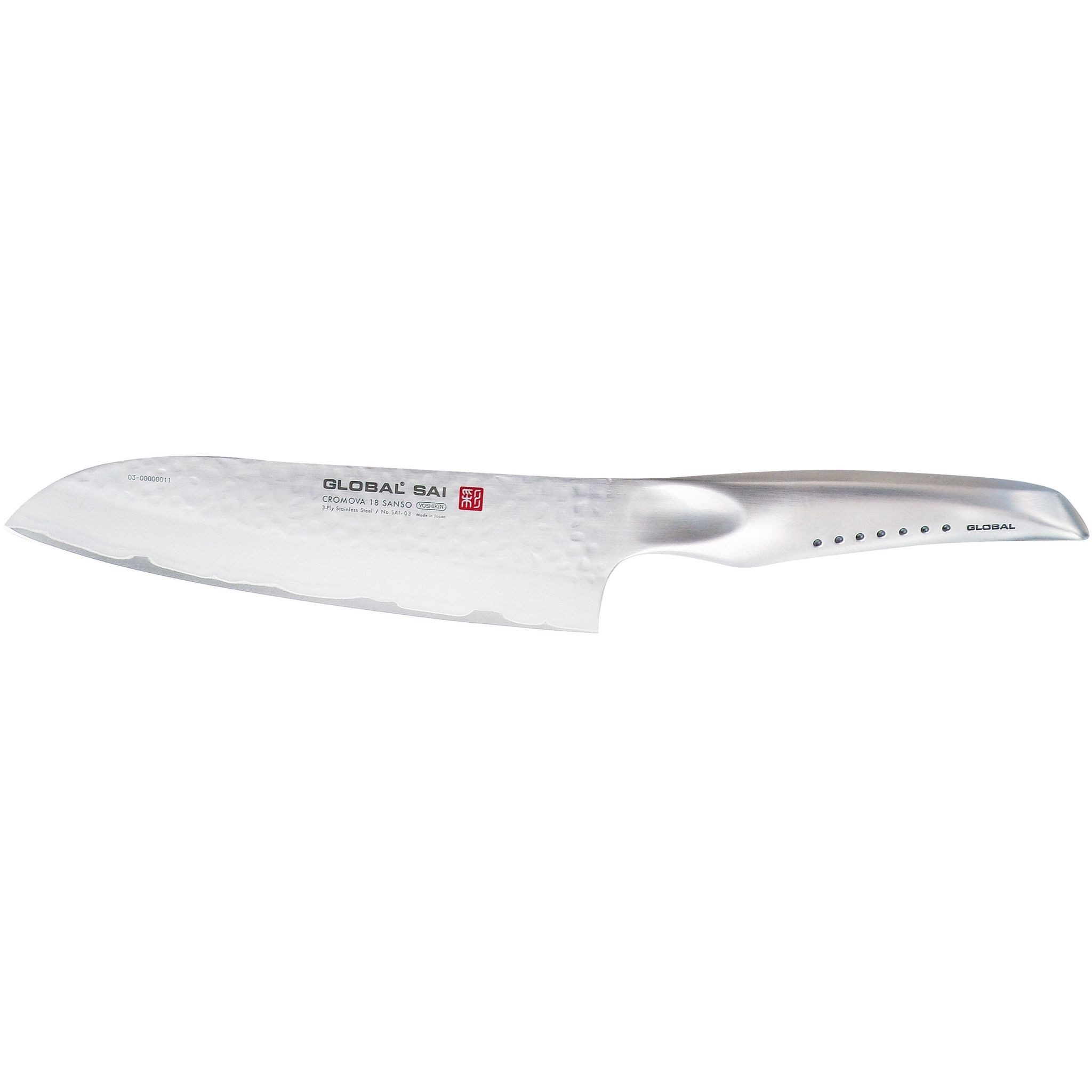 GLOBAL Santokumesser SAI Santoku 19 cm SAI-03