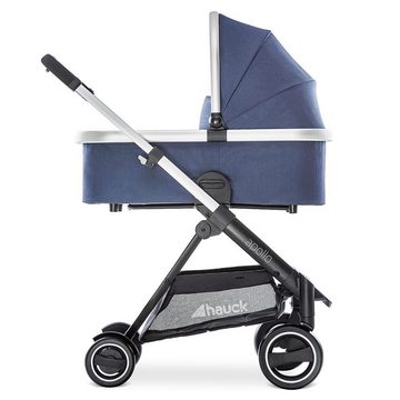 Hauck Kinderwagenaufsatz Babywanne Apollo - Denim, Babywanne für Kinderwagen Apollo für Babys ab Geburt bis 9 kg