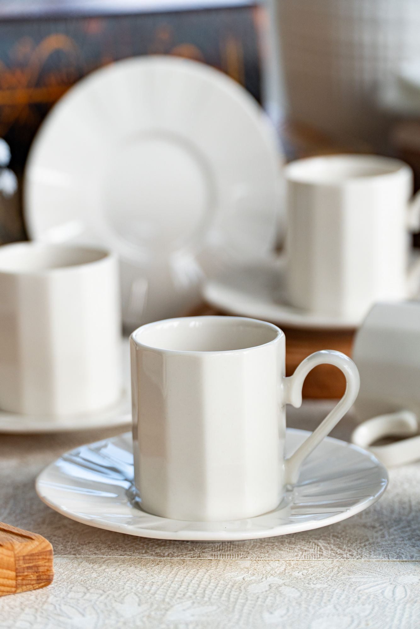 Hermia Concept Espressotasse Becher, 12-tlg., Porzellan, 12-teiliges Set