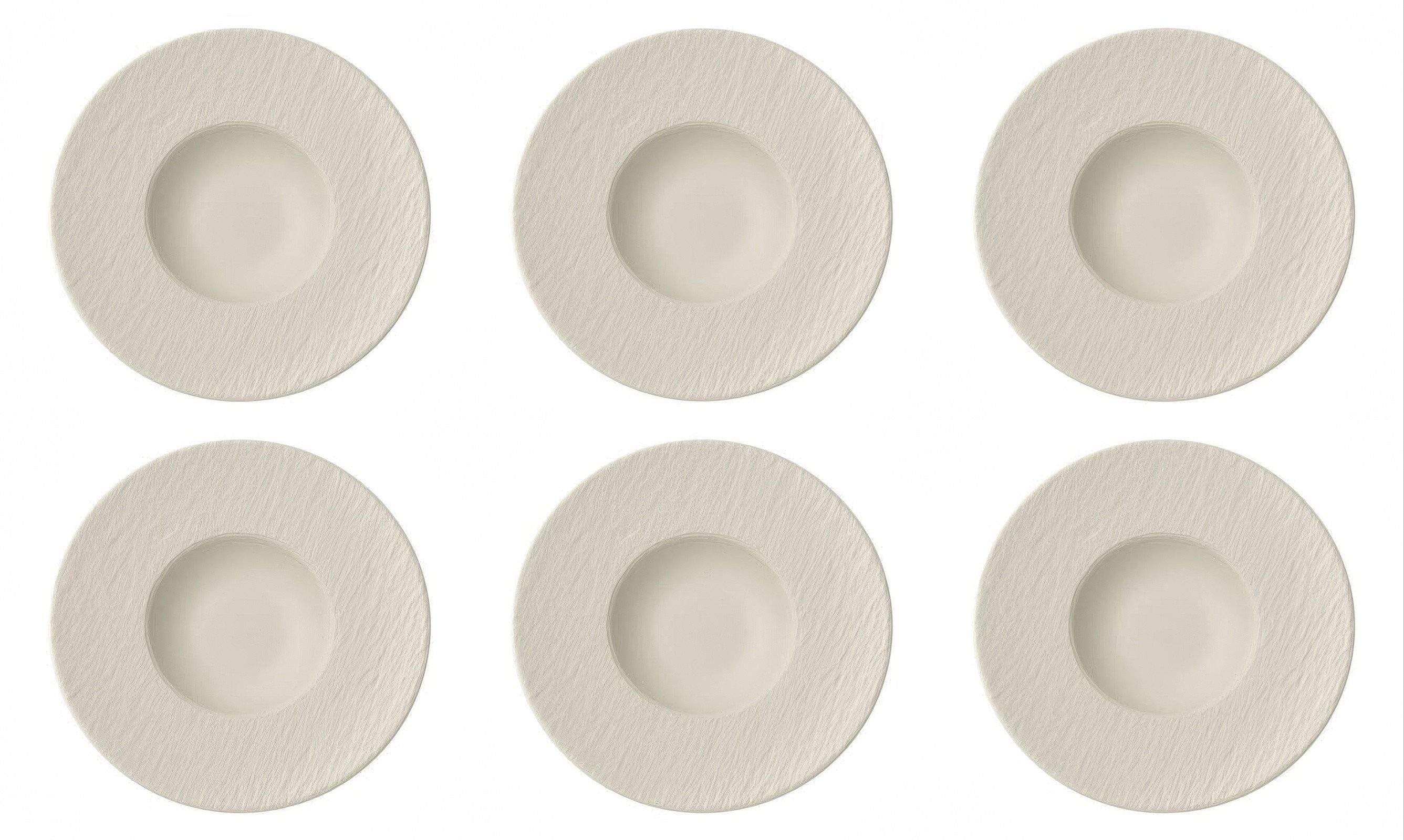 Villeroy & Boch Suppenteller Manufacture Rock blanc, Spülmaschinengeeignet