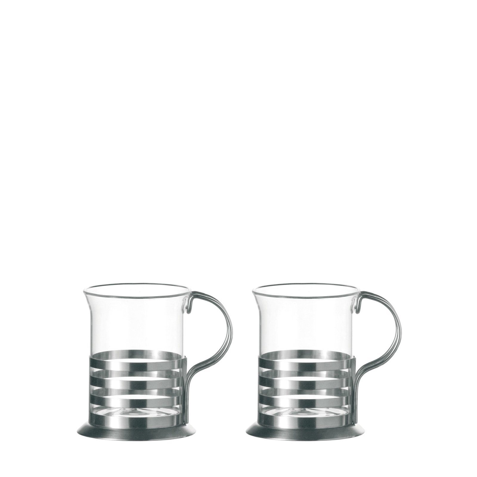 Teeglas Glas, Hitzebeständig widerstandsfähig Teetasse und LEONARDO Balance, 2er-Set