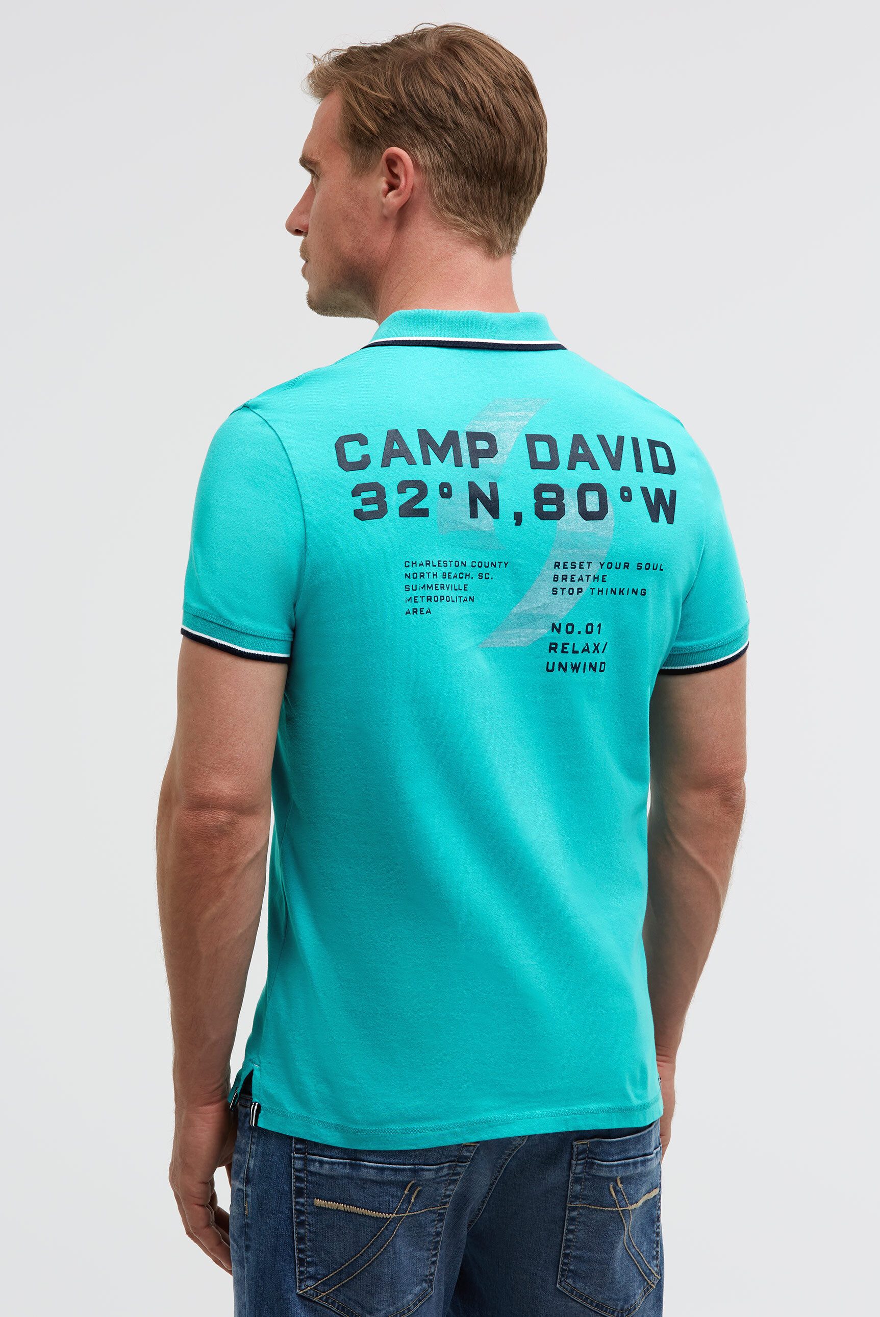 CAMP DAVID Poloshirt aus Baumwolle