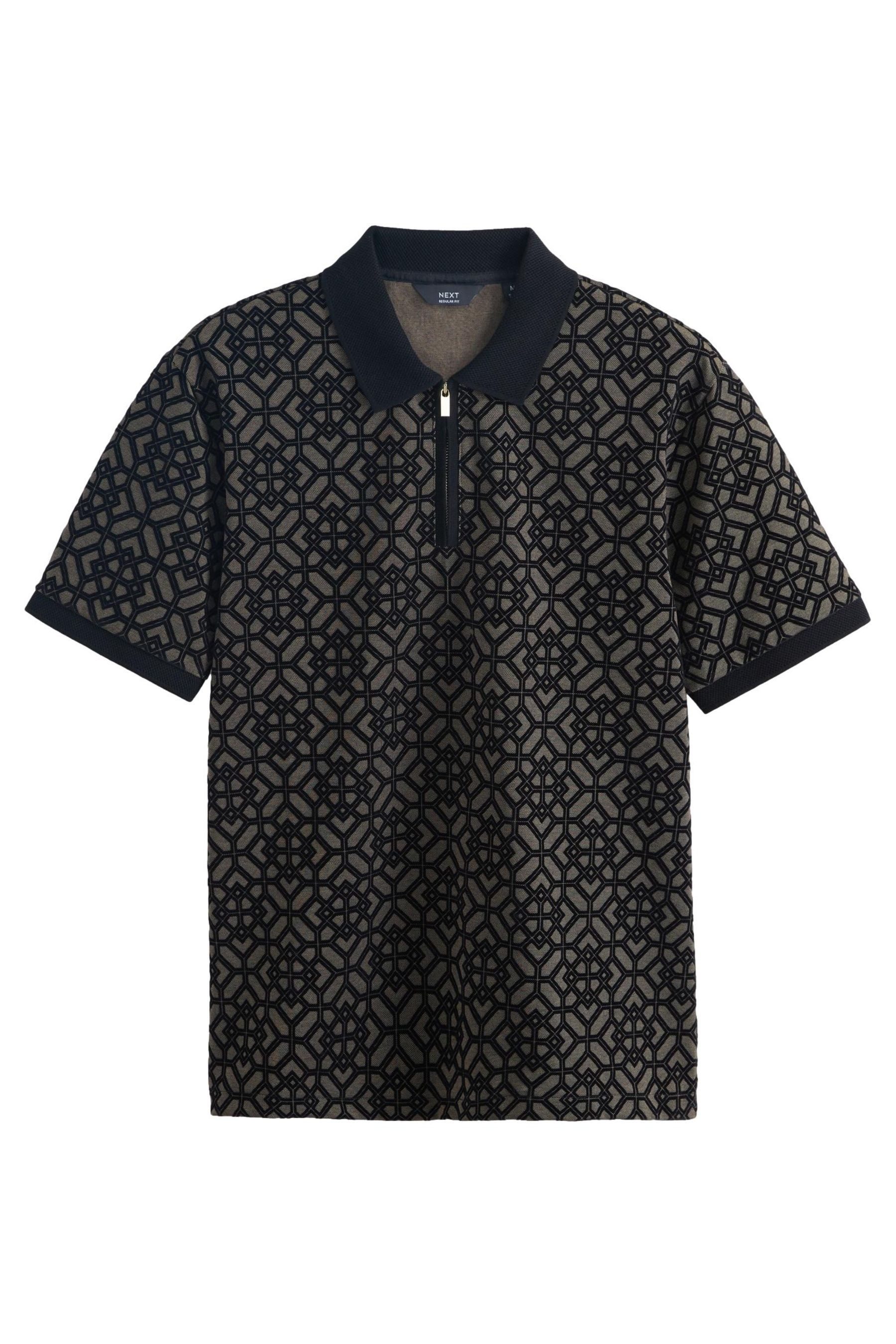 Poloshirt Gemustertes Poloshirt