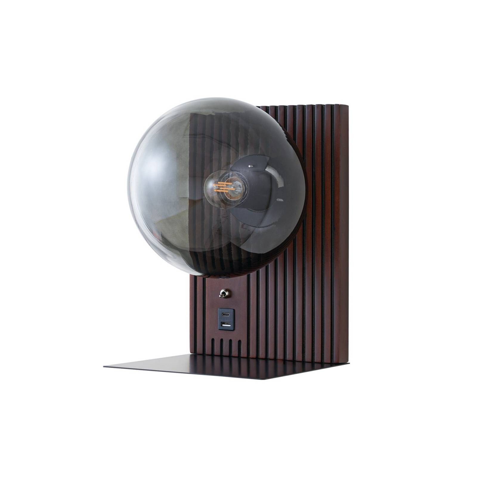 Lucande Wandleuchte Veloura, Nicht enthalten, 1 x 15 W LED
