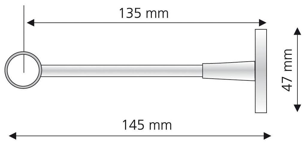Liedeco Träger, Gardinenstangen, (1-St), für Gardinenstangen günstig online kaufen