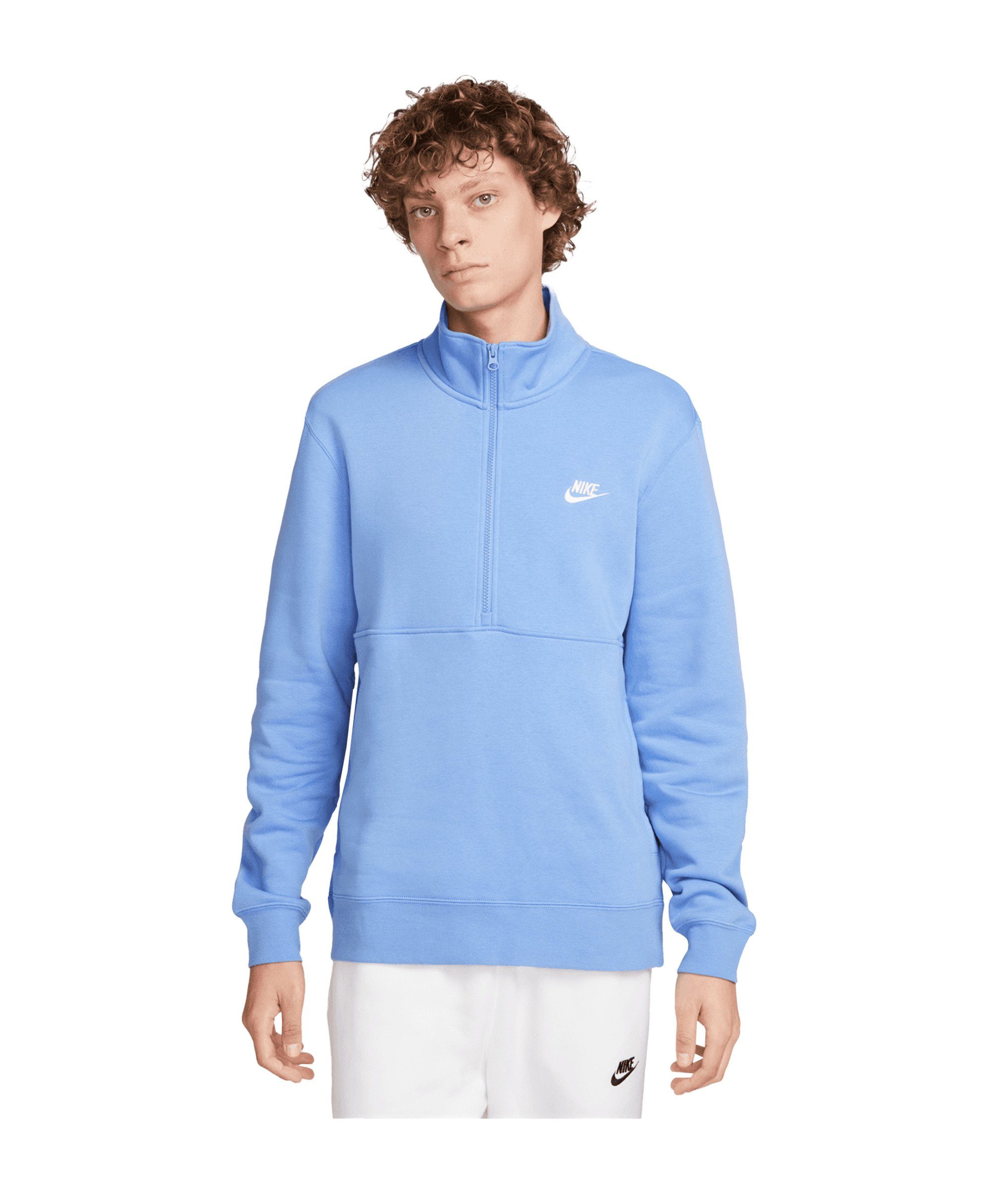 Nike Sportswear Sweatshirt Club HalfZip Sweatshirt Baumwolle günstig online kaufen