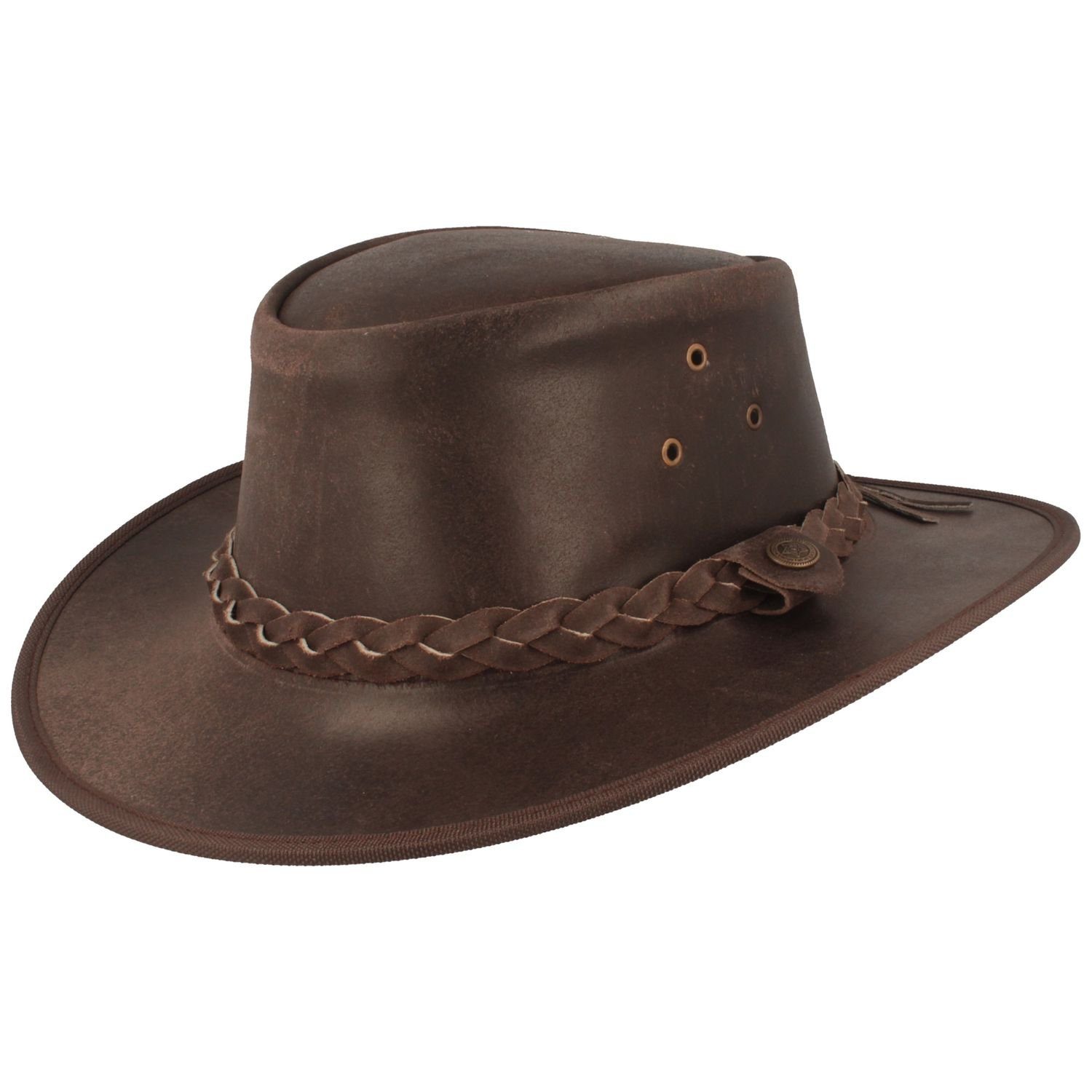 Scippis Trilby wetterfester Outdoor Lederhut Hooley im Westernstil