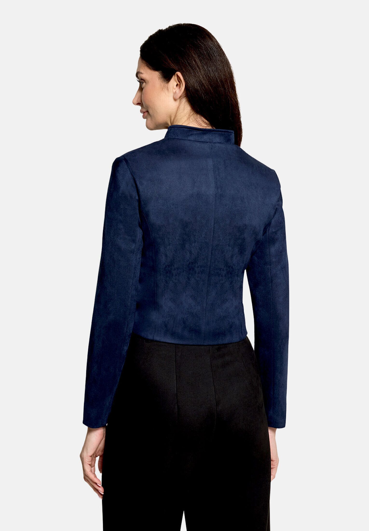Betty&Co Jackenblazer Damen mit Stehkragen Material